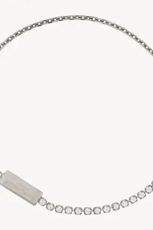 Ysl Diamond Bracelet Silver