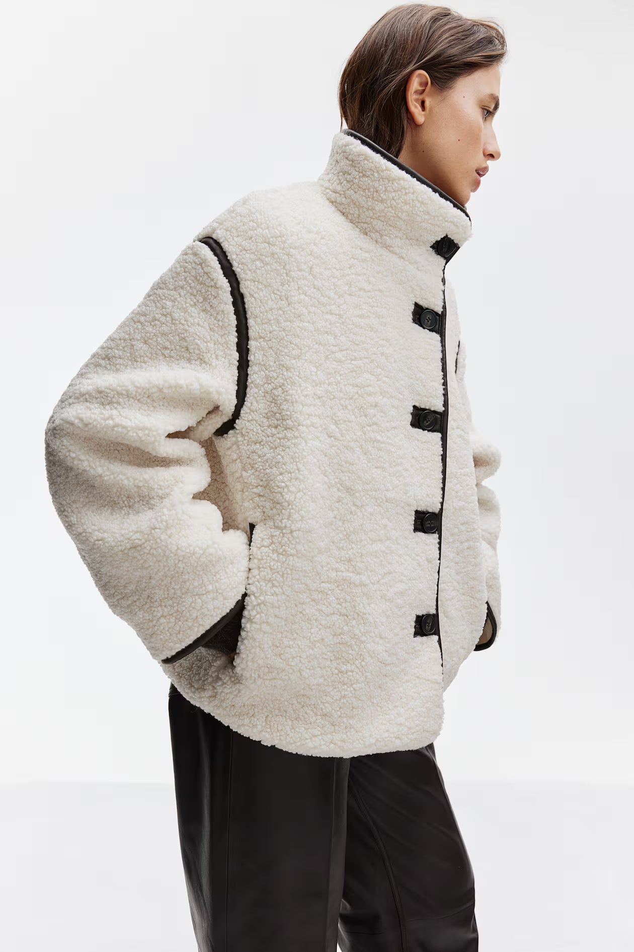 Alice | Teddy Jacket White
