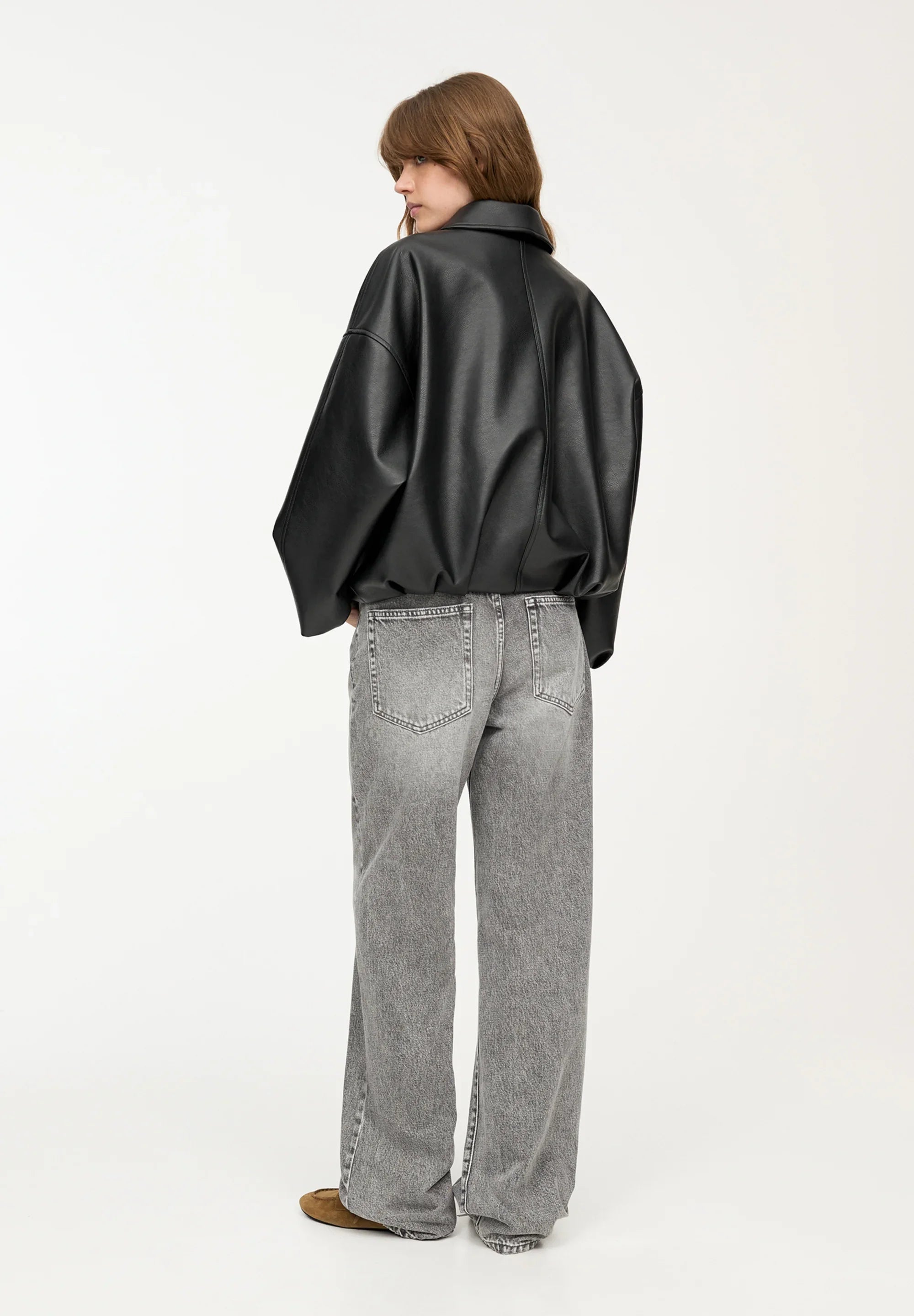 Sophia | Leather Jacket Black