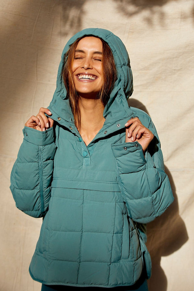 Anora | Pullover Puffer Army Green