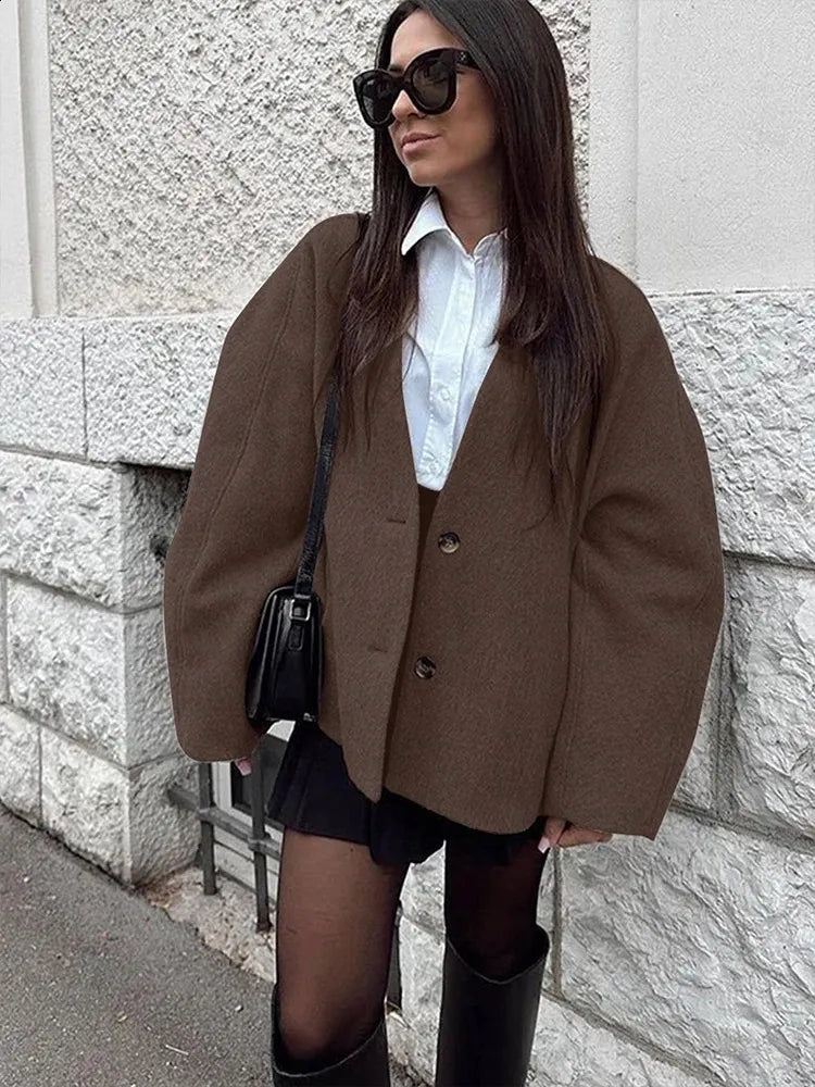 Macy | Oversized Cardigan Khaki