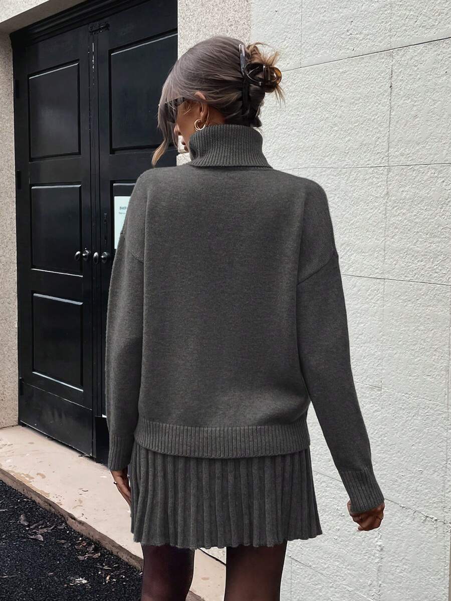 Emily | Autumn Cozy Set Dark Grey