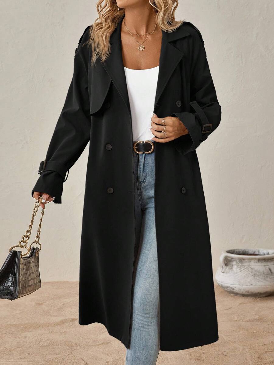 Adrienne | Classic Belted Trenchcoat Beige