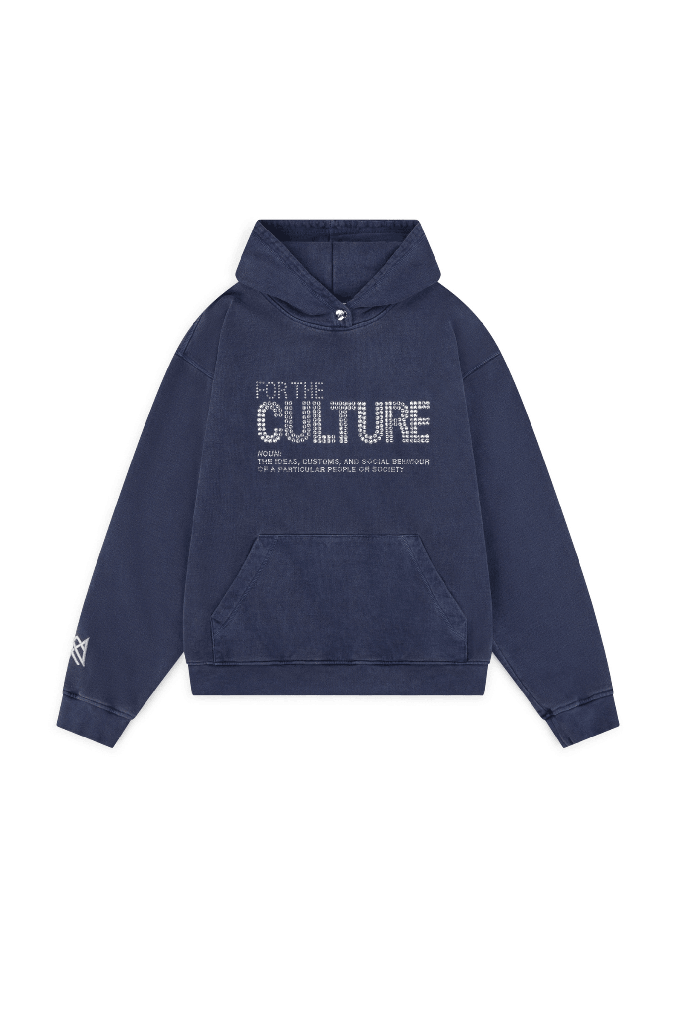 Mabel | Sequin Hoodie Blue