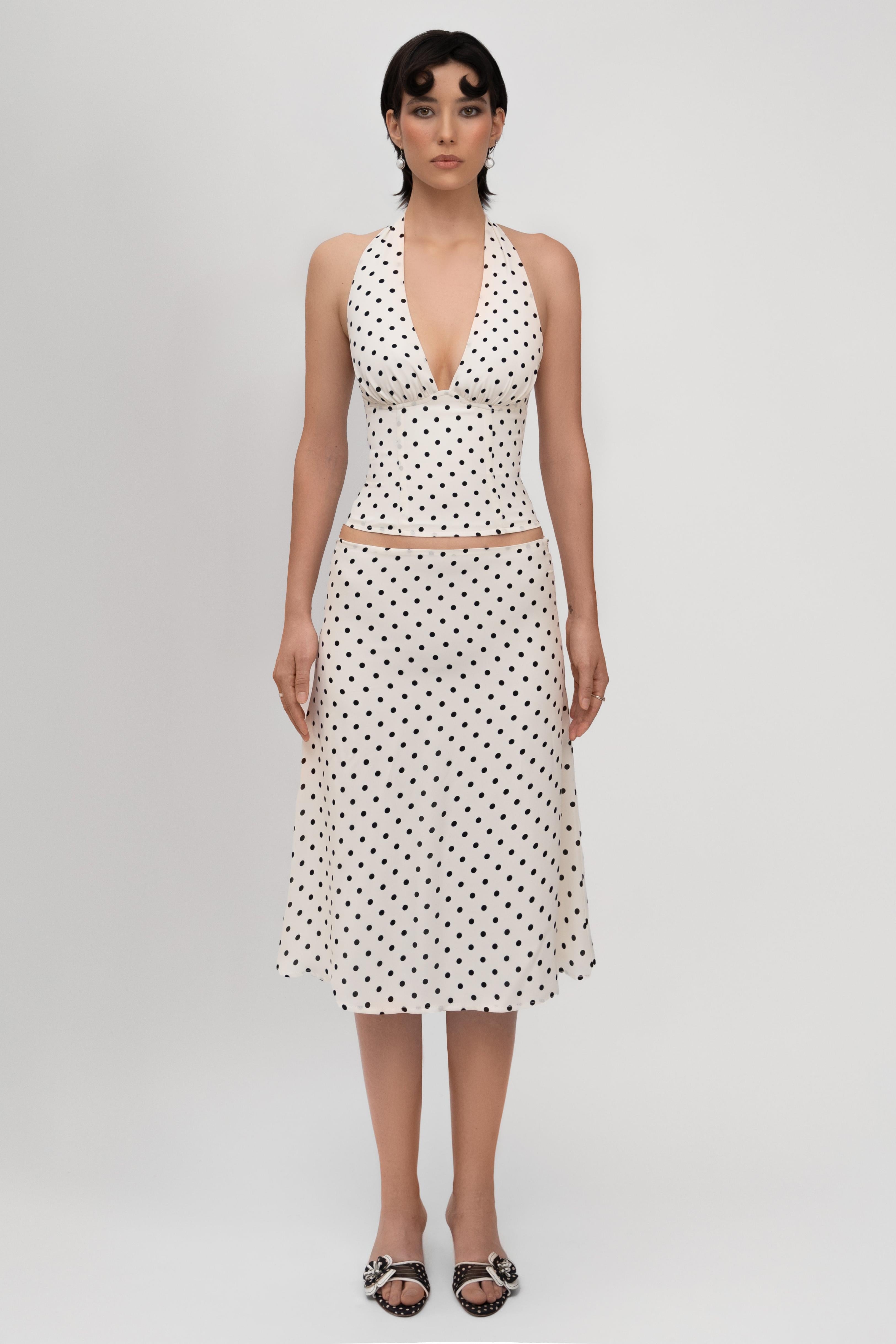 Clara | Polka Dot Two-Piece Set