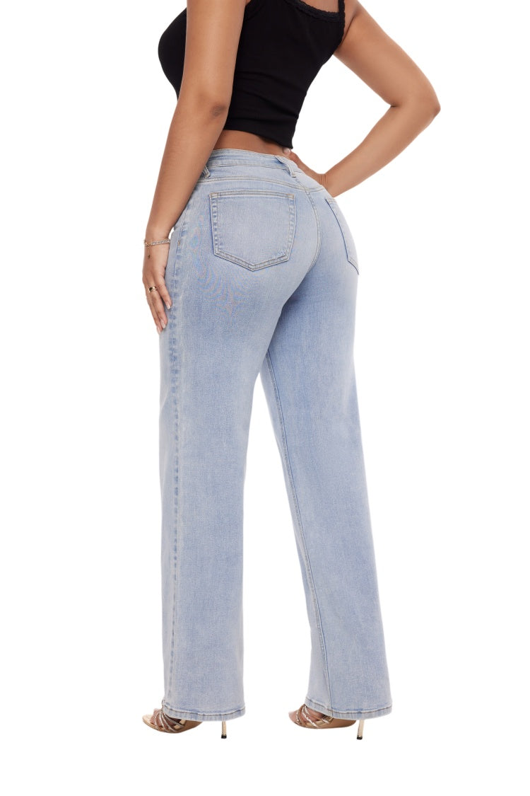 Inessa | Curve Love Jeans Light blue