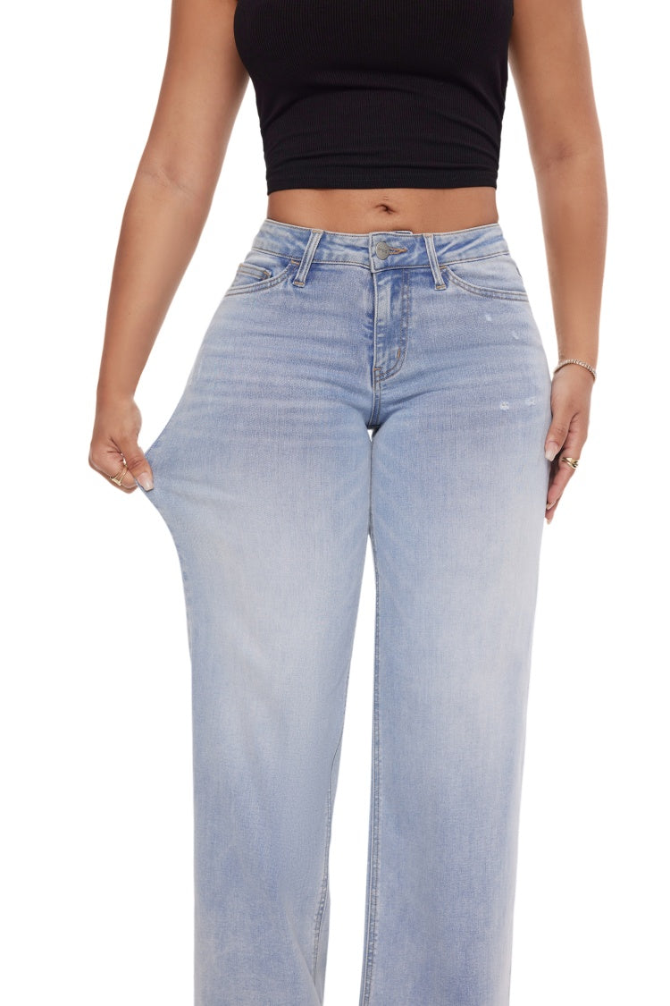 Inessa | Curve Love Jeans Light blue