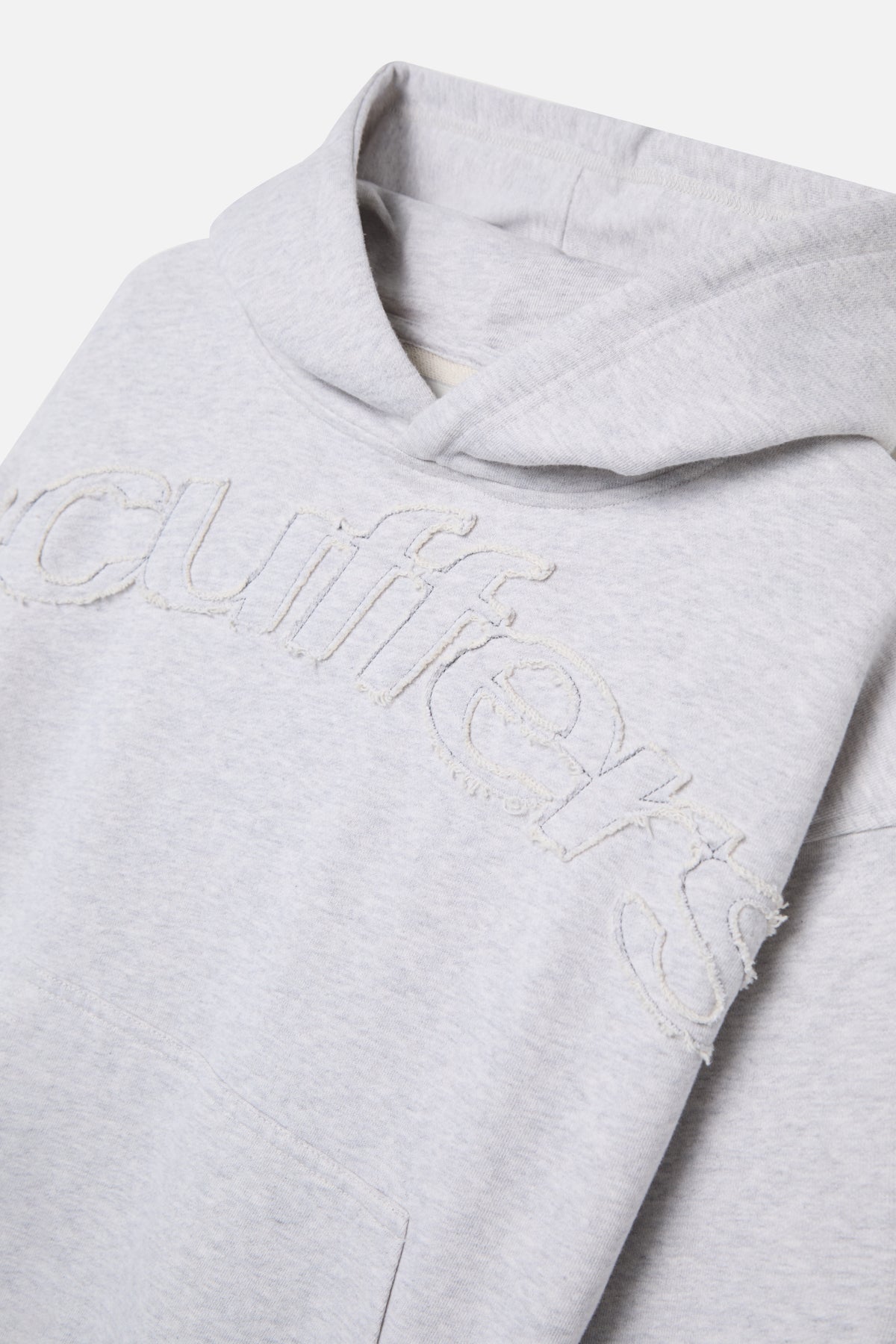 Jacey | Printed Hoodie Light Grey