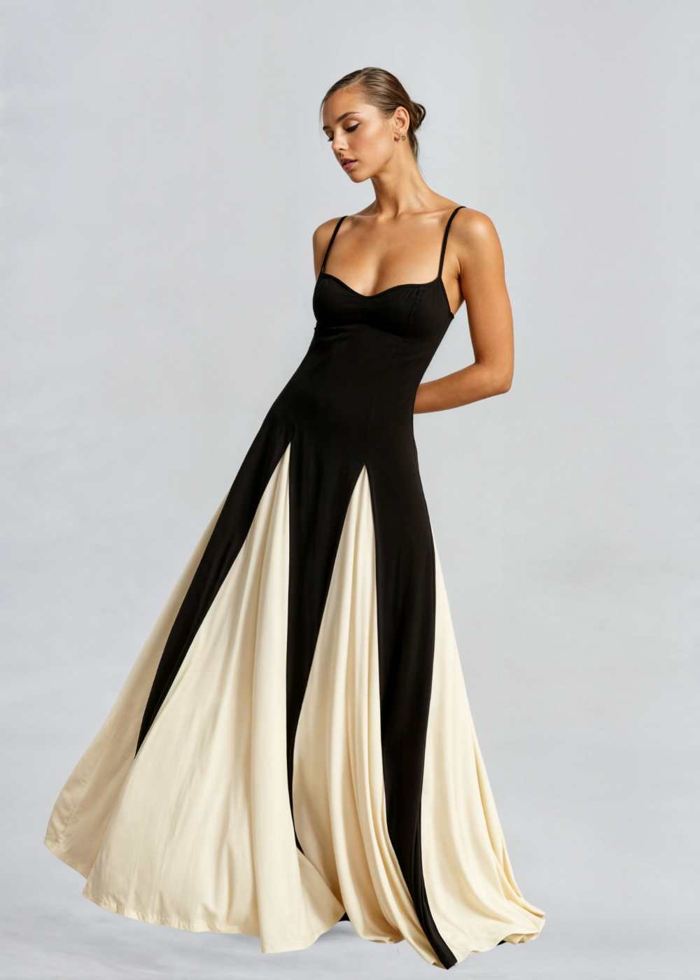 Matilda | Elegant Midi Dress Black