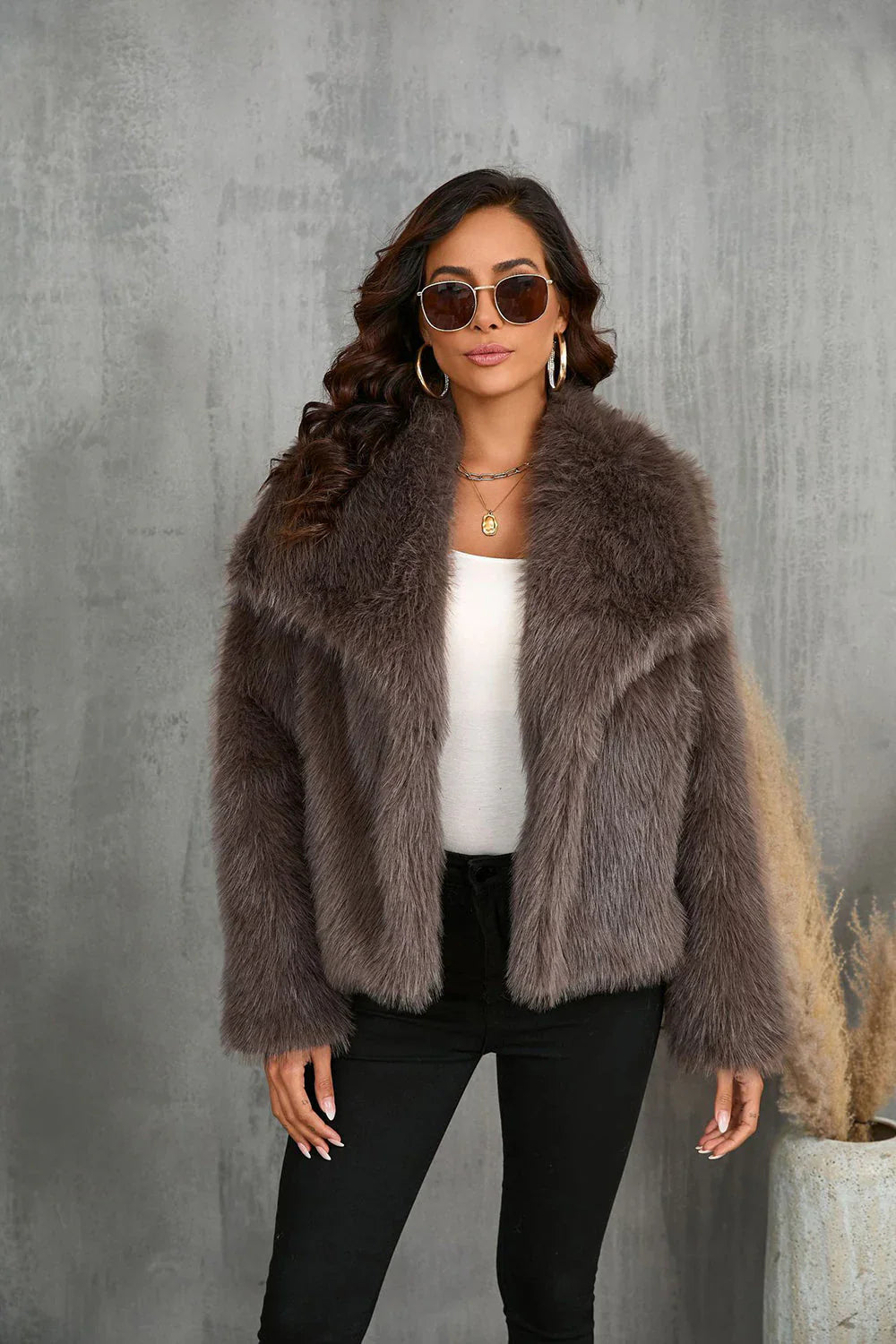 Ophelia | Faux Fur Coat