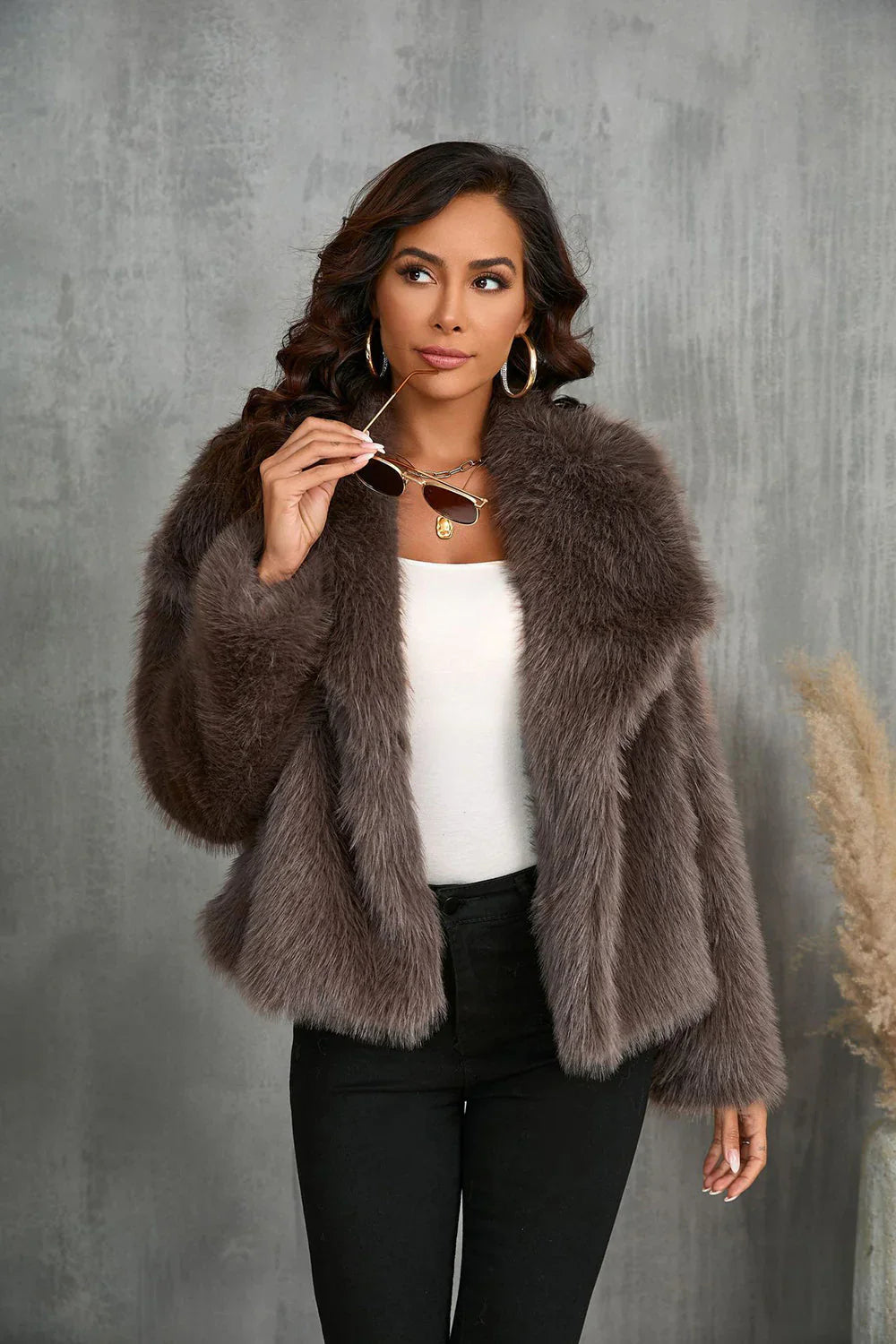 Ophelia | Faux Fur Coat