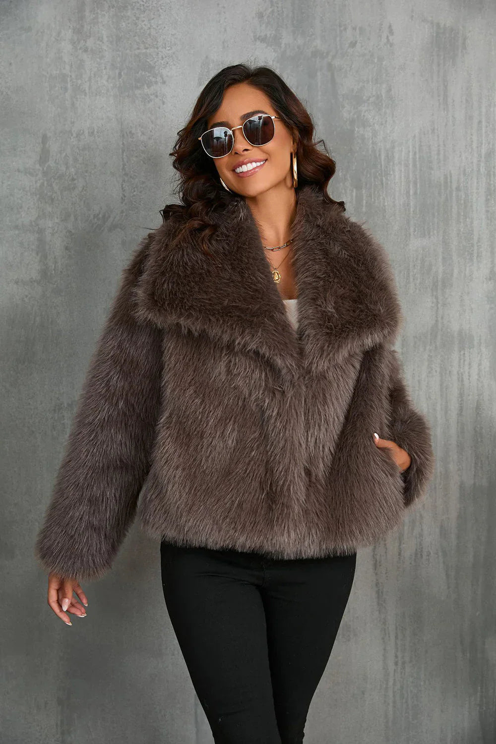 Ophelia | Faux Fur Coat