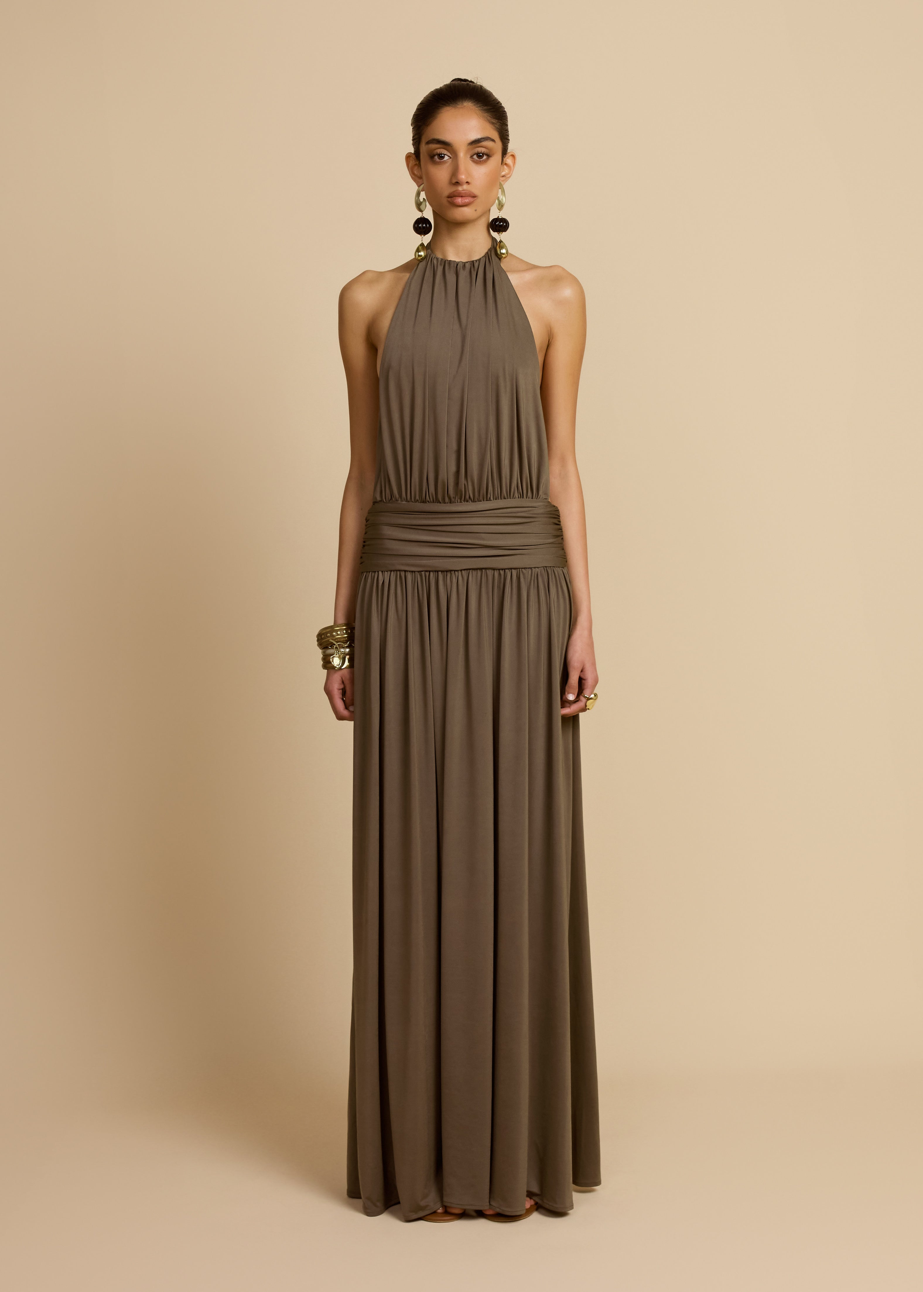Selva | Halter Maxi Dress