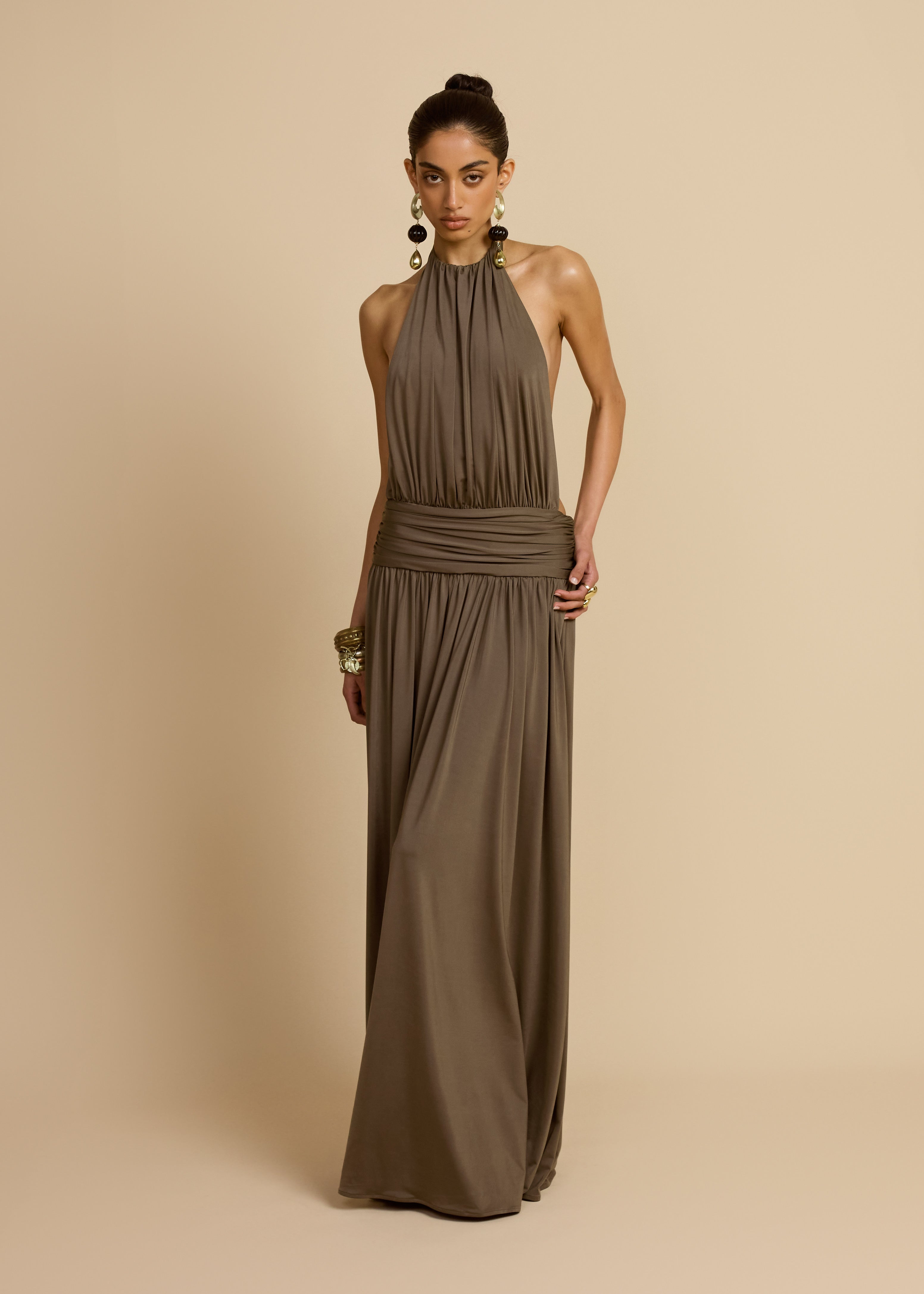 Selva | Halter Maxi Dress