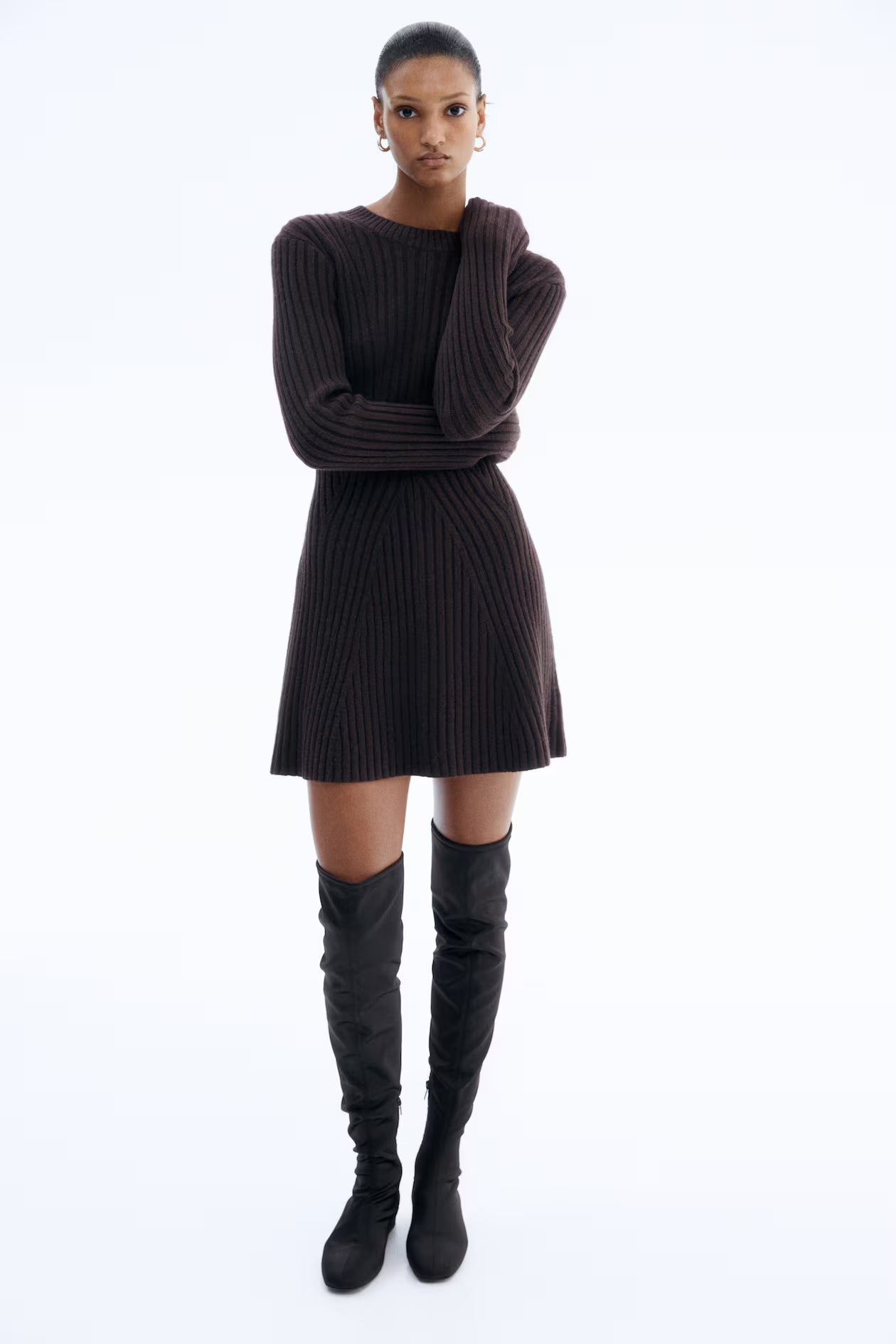 Lacy | Knit Mini Dress White