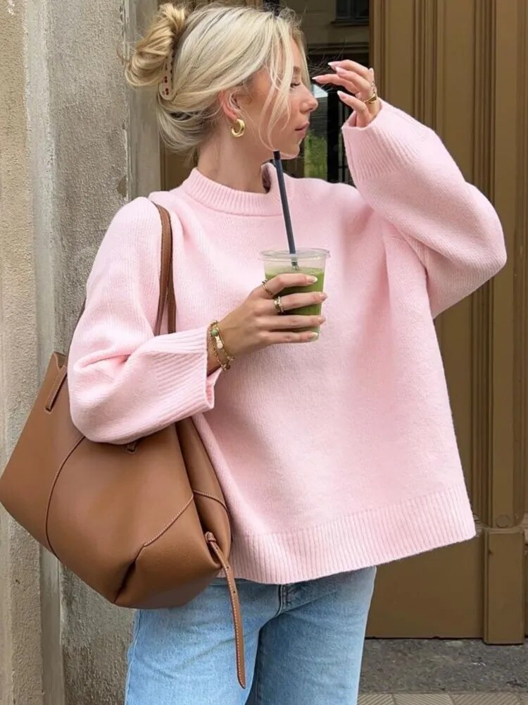 Eline | Pink Sweater Pink