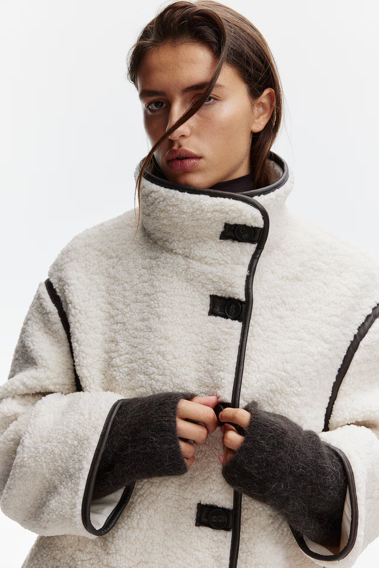 Alice | Teddy Jacket White