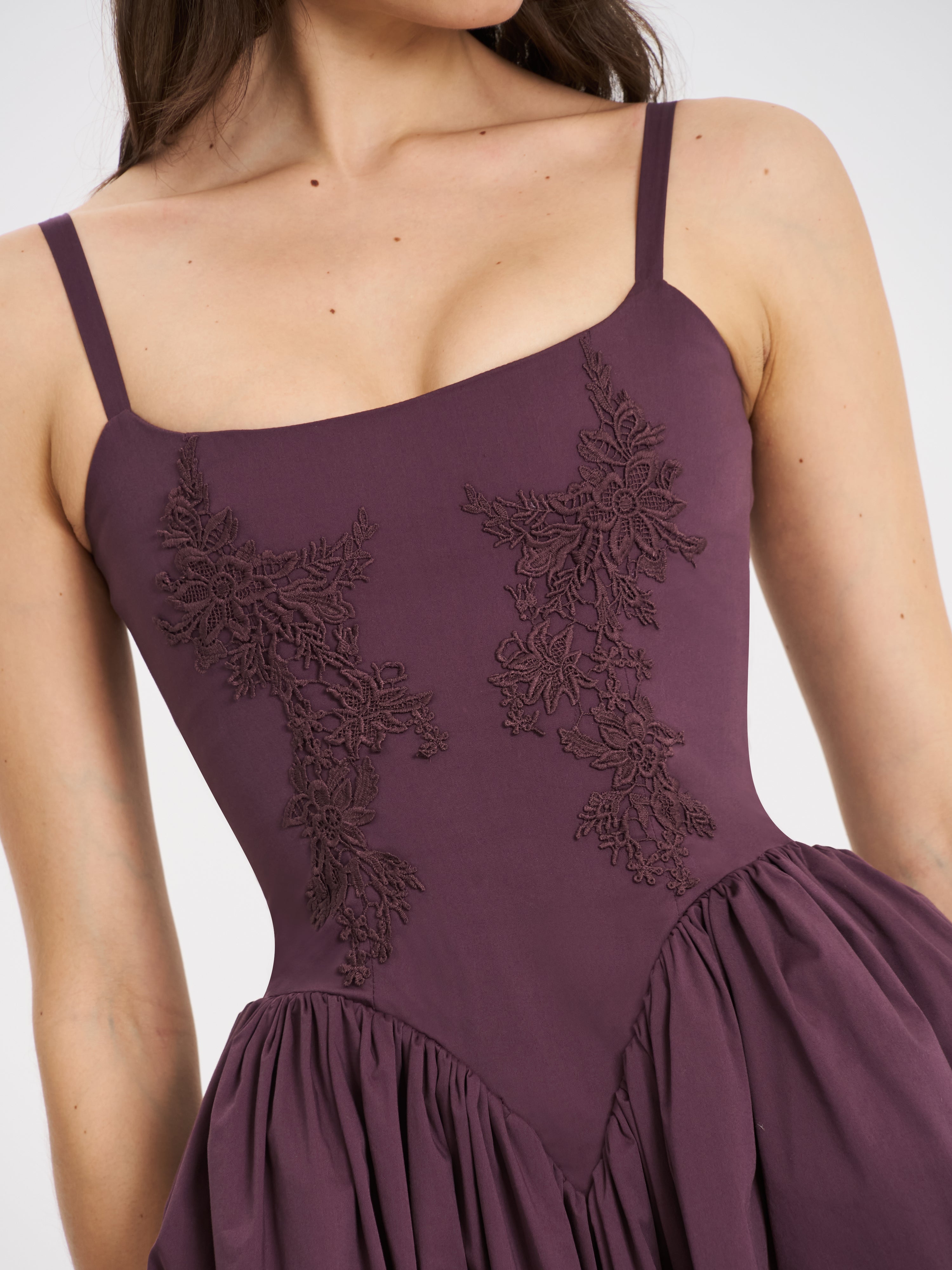 Rabella | Elegant Midi Dress Purple