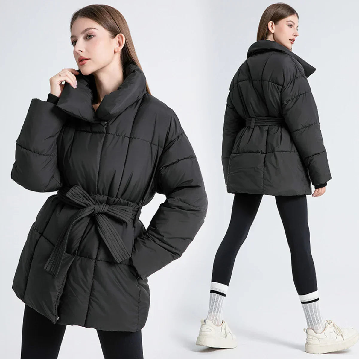 Avery | Oversized Puffer Black