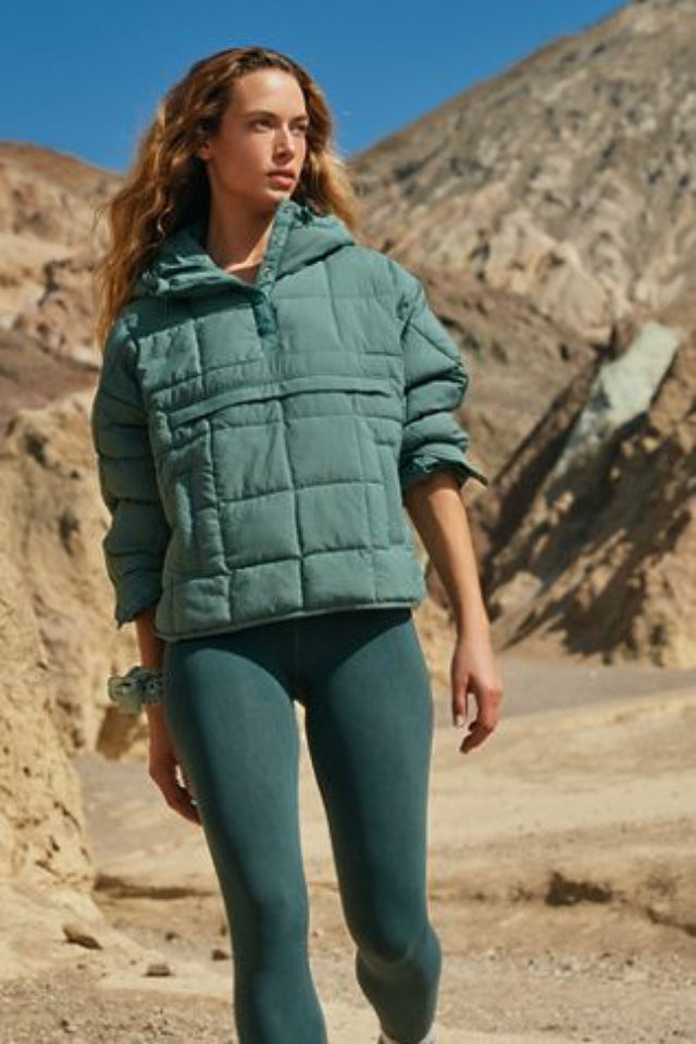 Anora | Pullover Puffer Army Green
