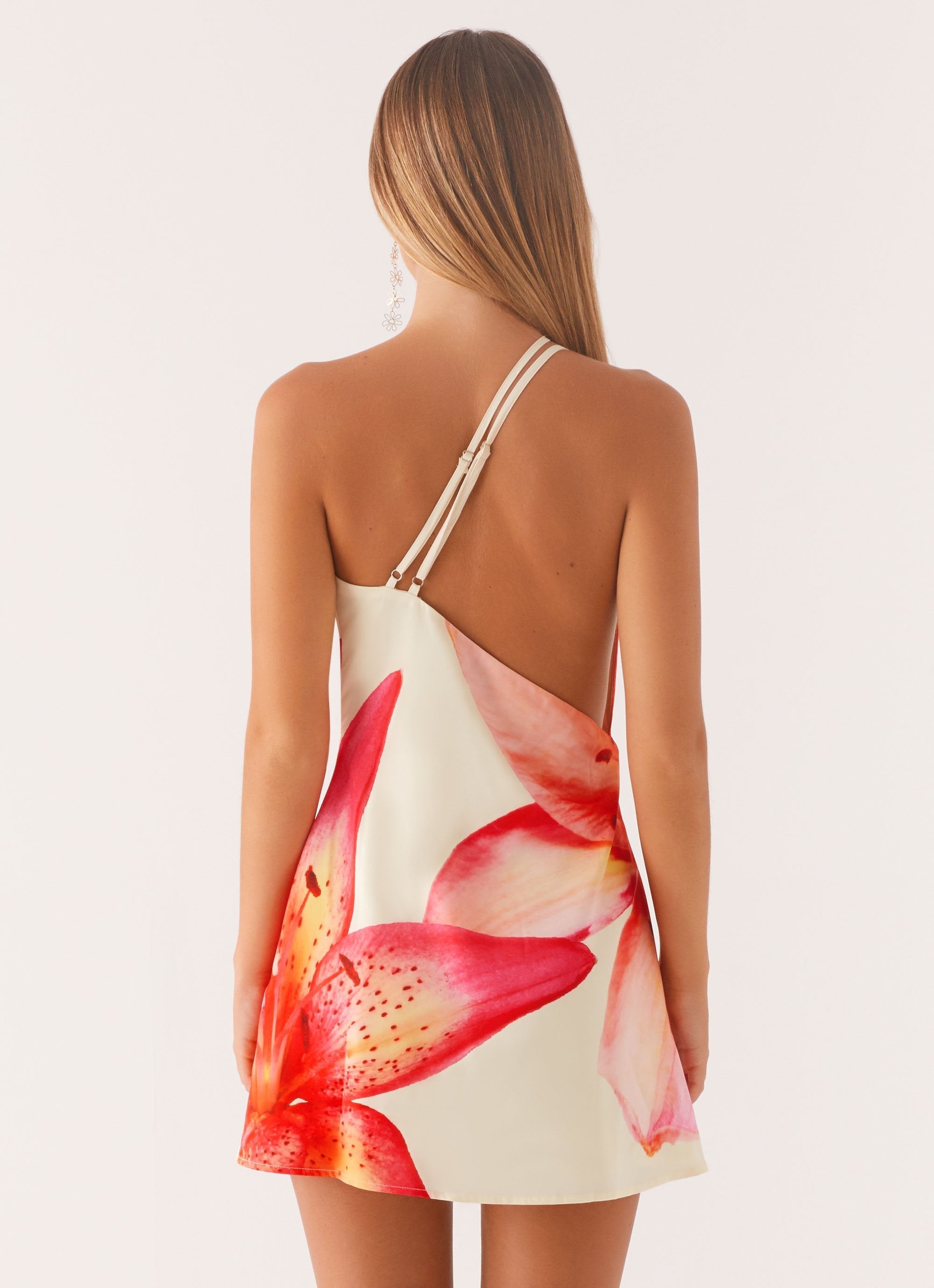 Alba | Floral Mini Dress Yellow