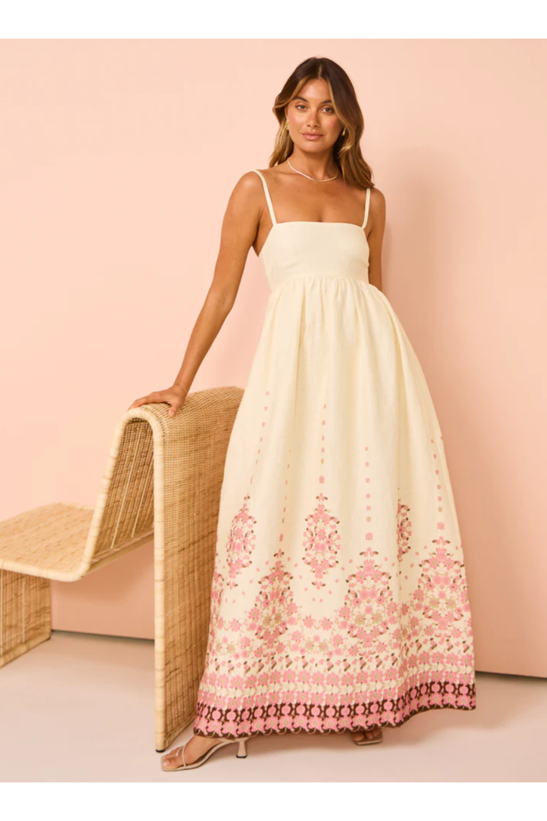 Marigold | Floral Maxi Dress