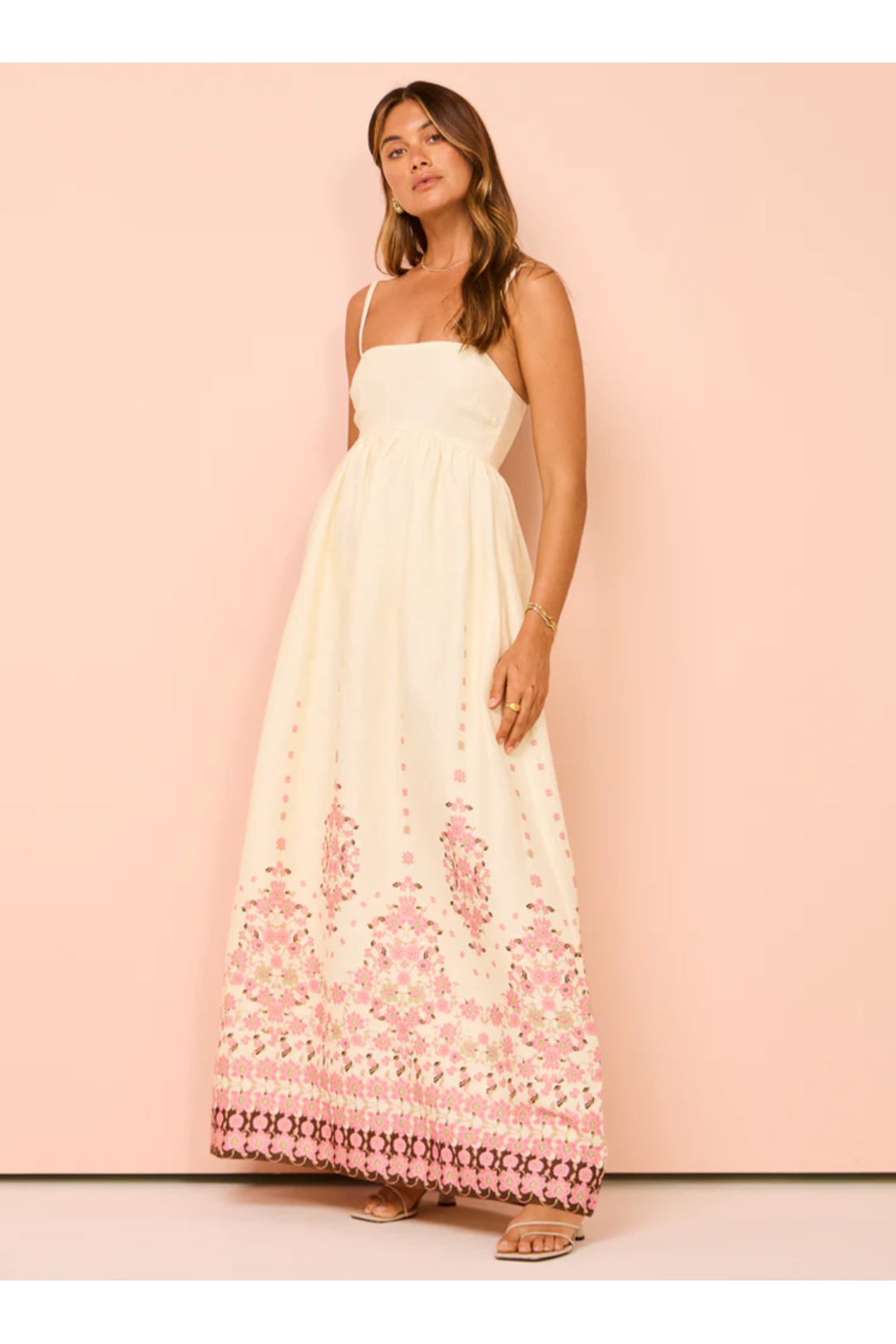 Marigold | Floral Maxi Dress