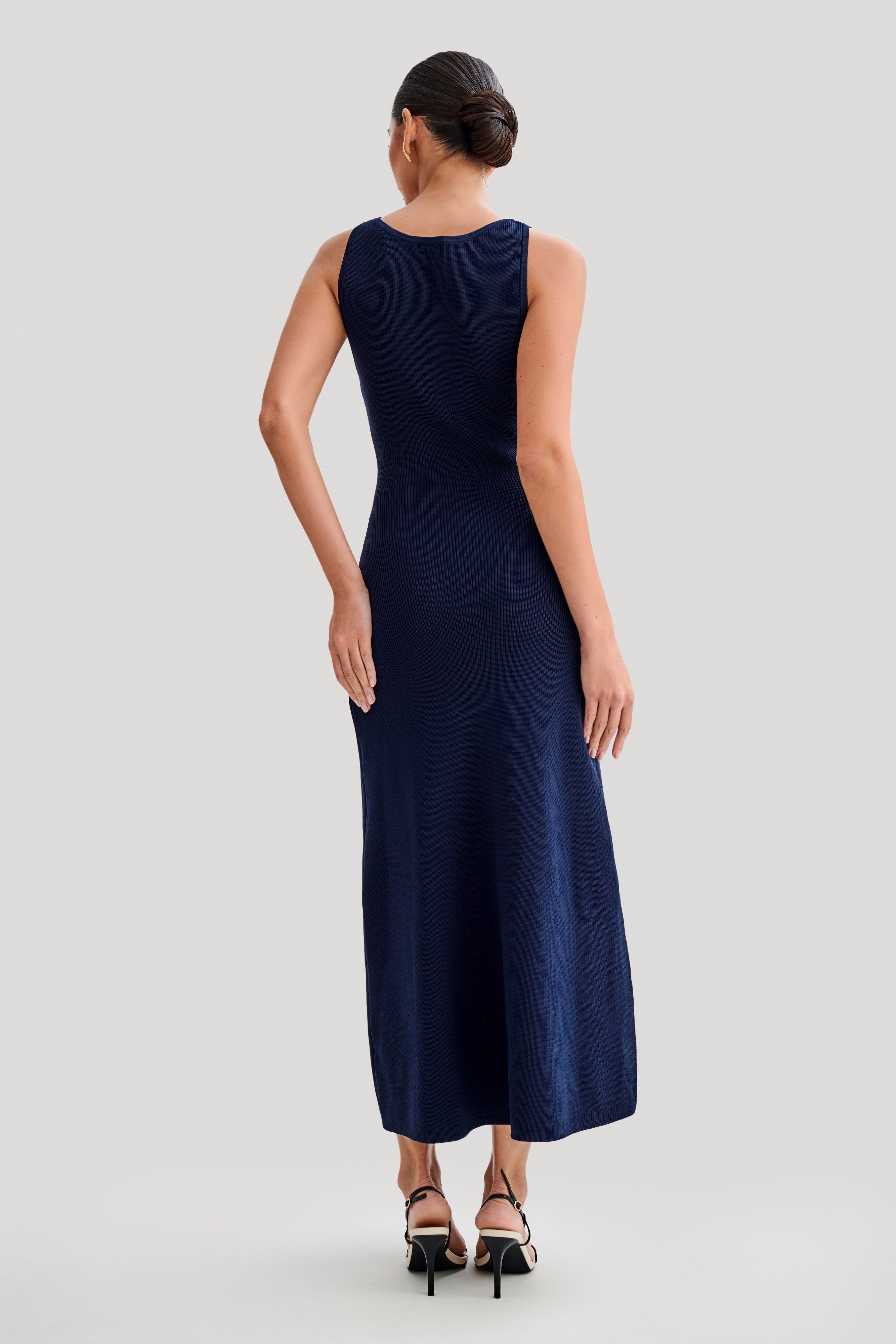 Serene | Elegant Maxi Dress Navy