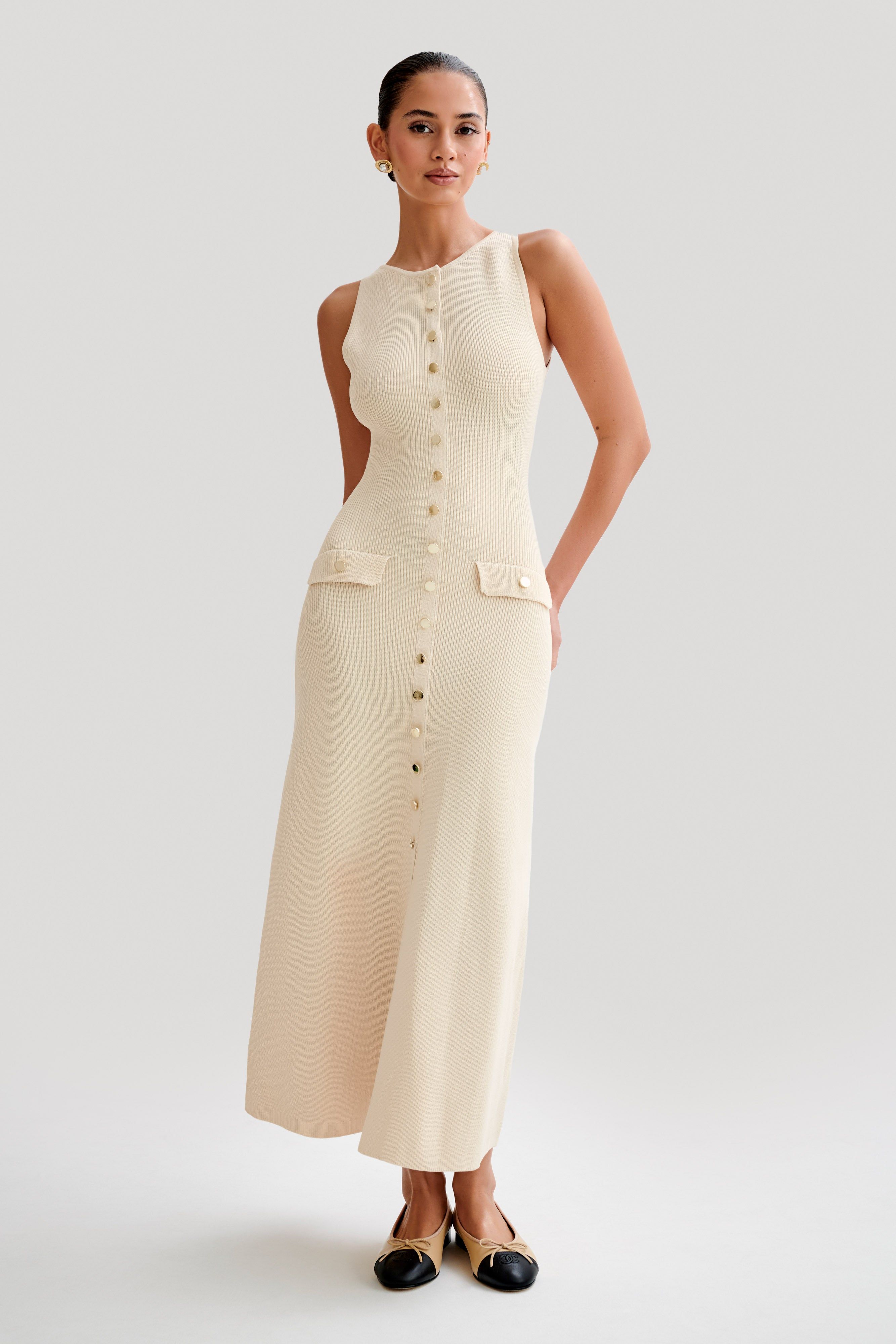 Serene | Elegant Maxi Dress Navy