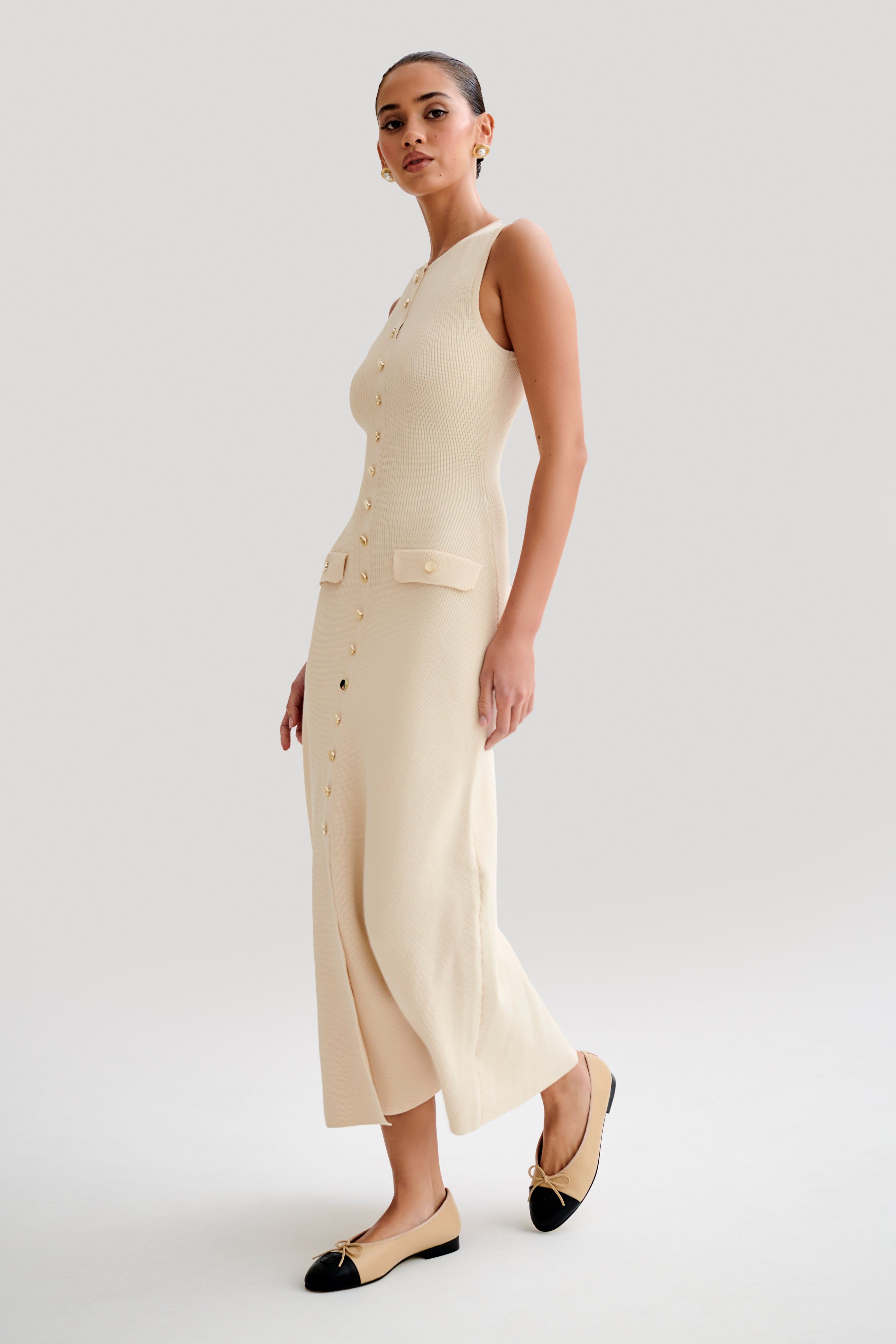 Serene | Elegant Maxi Dress Navy