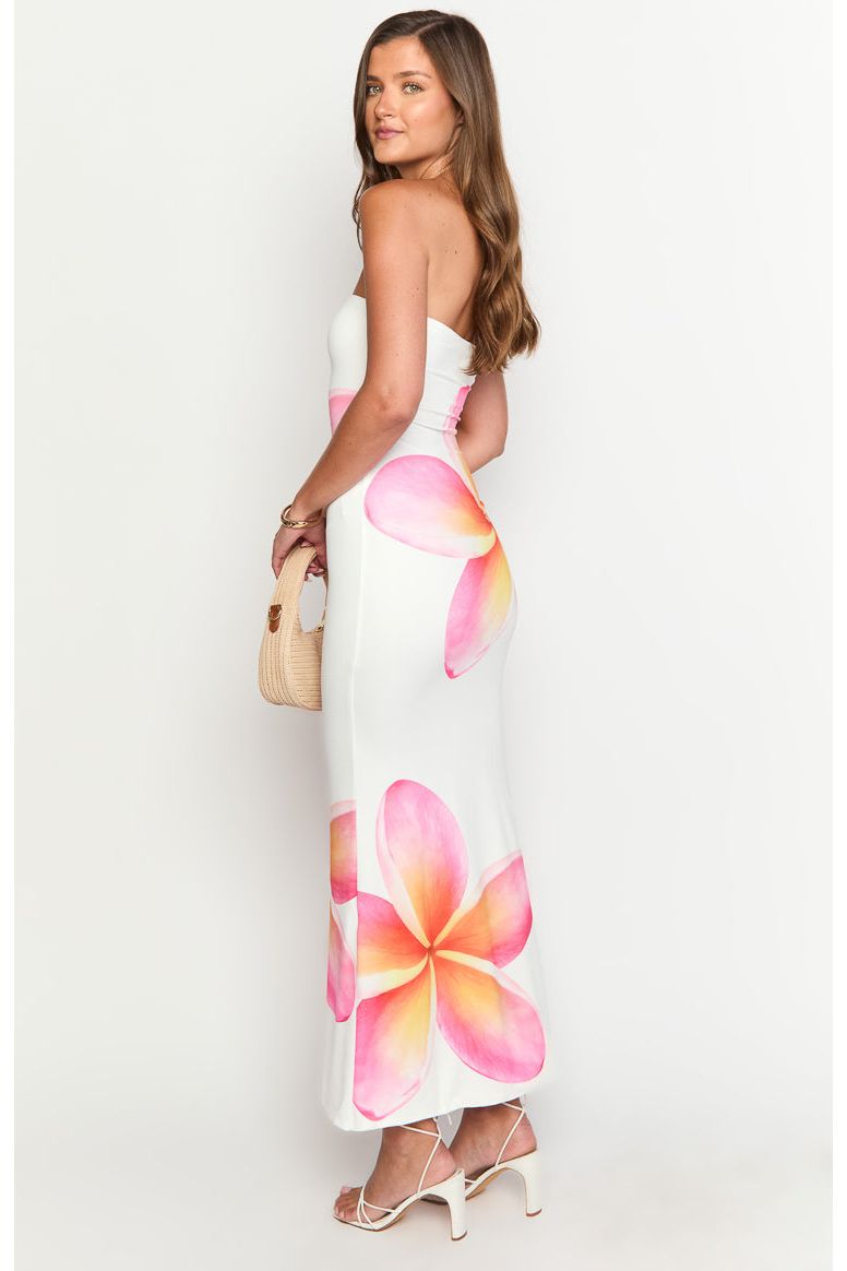 Ora | Floral Maxi Dress White