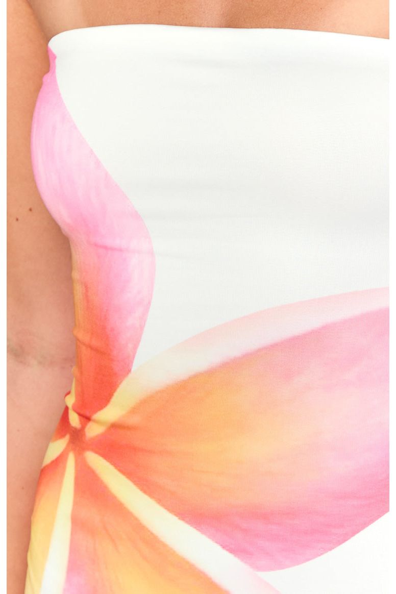 Ora | Floral Maxi Dress White