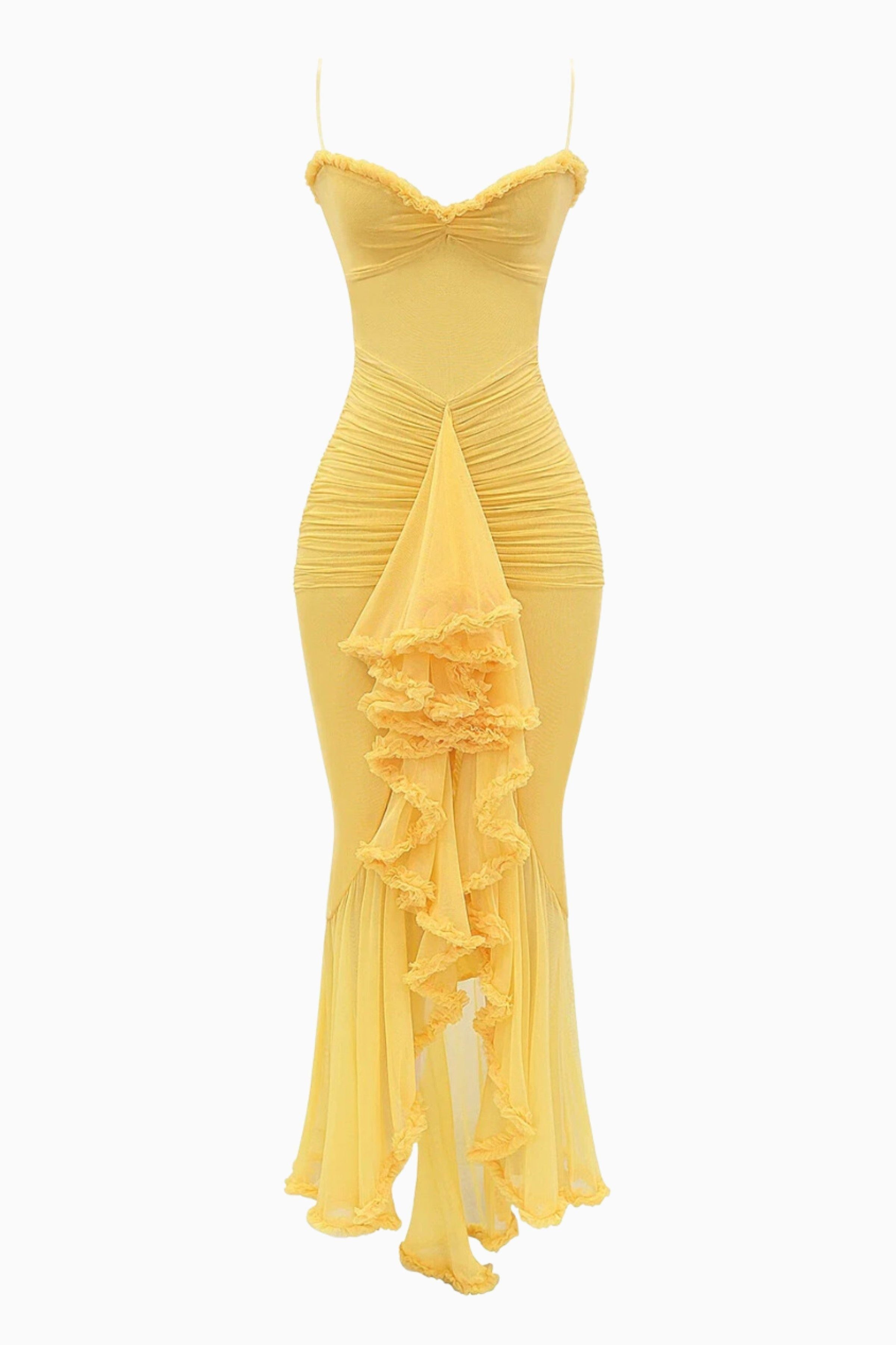 Lisa - Ruffled Long Dress