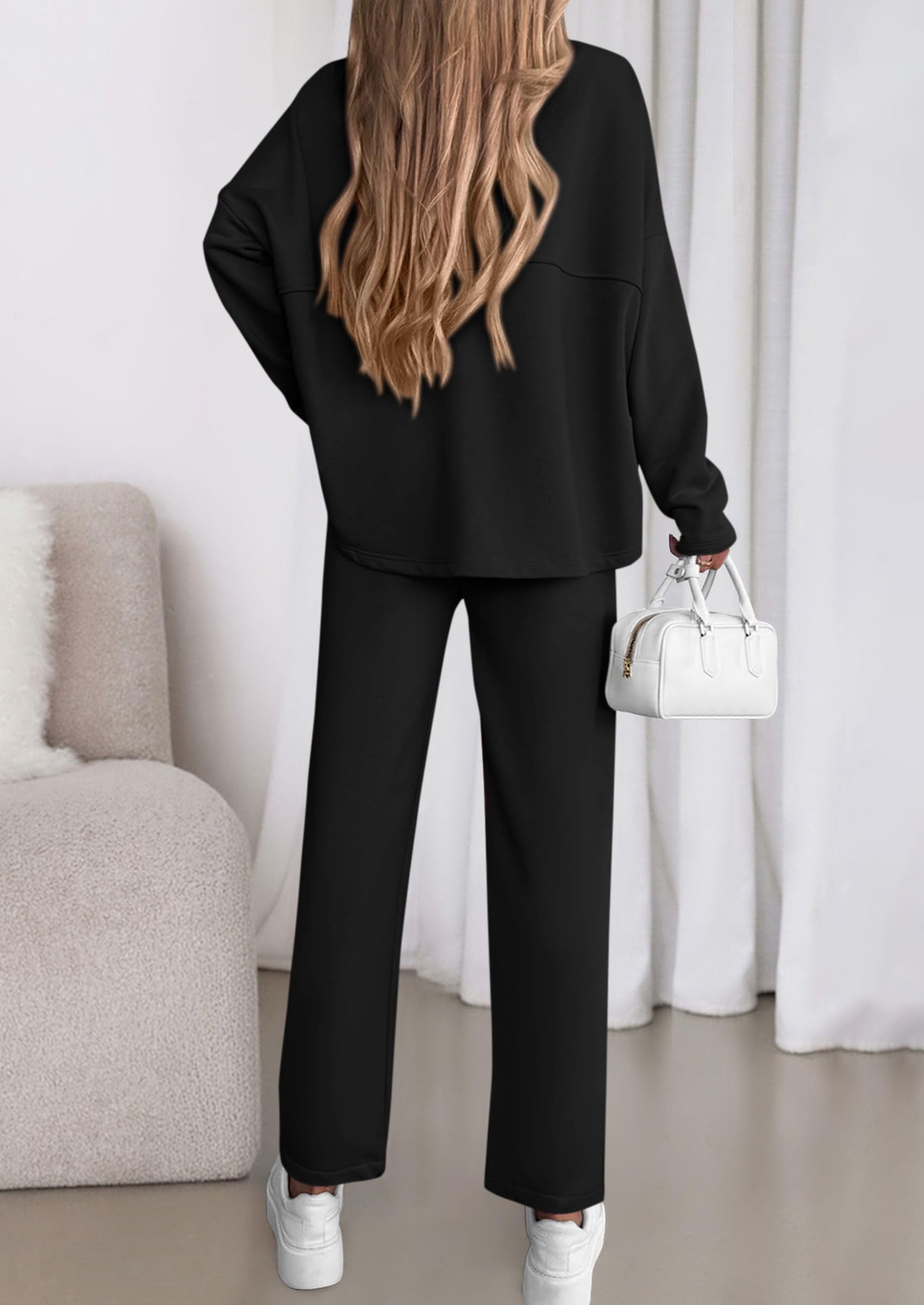Chichi Womens 2 Piece Matching Lounge Sets Fall Long Sleeve Boatneck Sweatsuit Drawstring Sweatpants Pockets Army Green