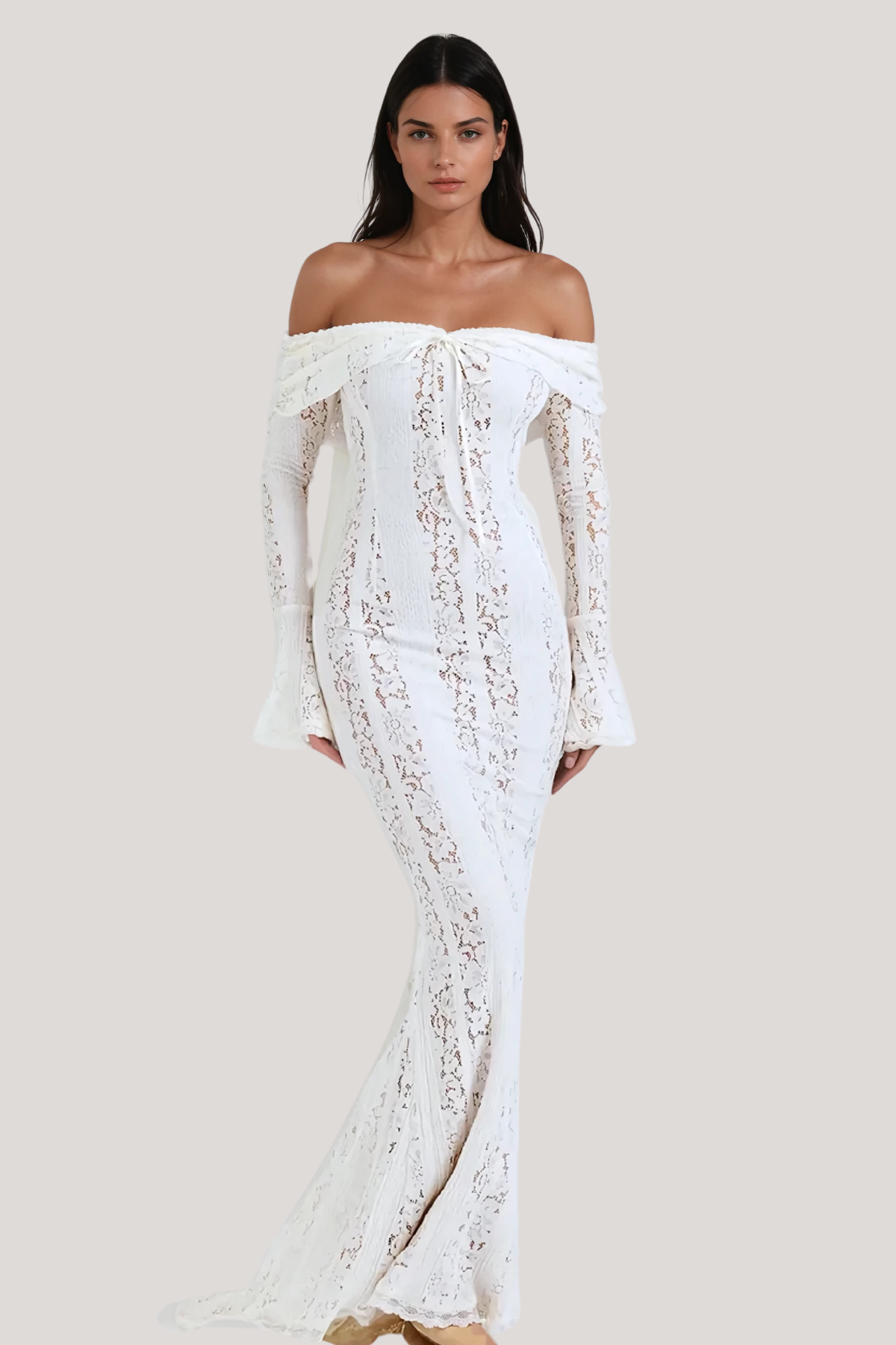 Bexley | Elegant Maxi Dress White