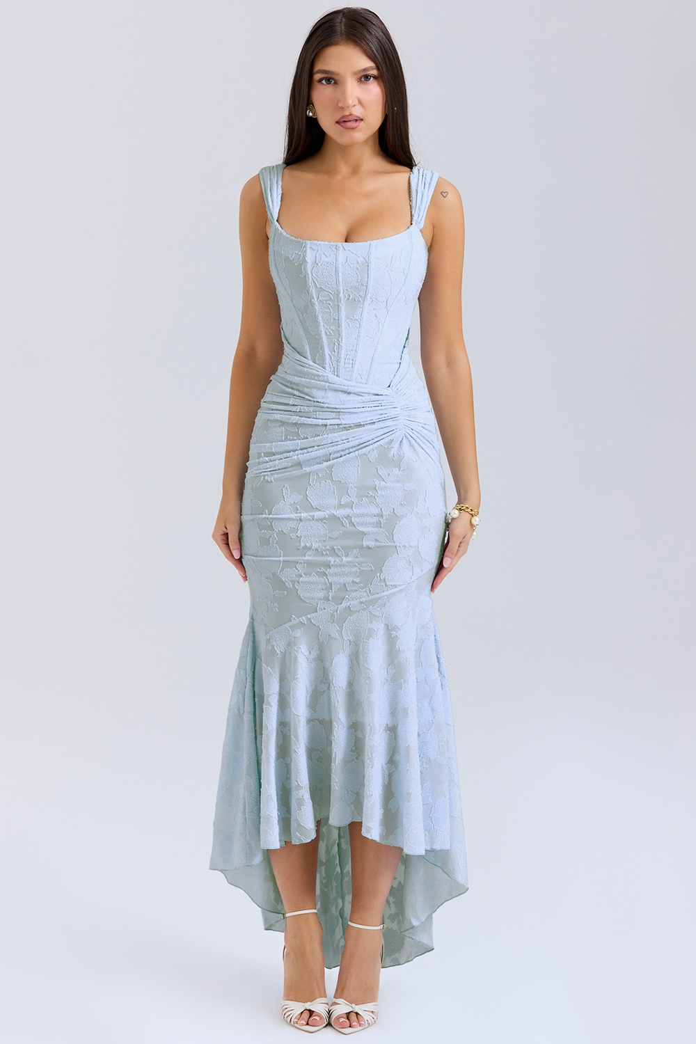 Ivy | Elegant Maxi Dress Light Blue