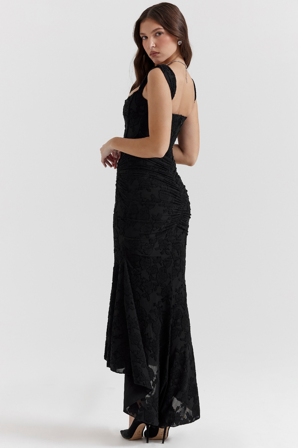 Ivy | Elegant Maxi Dress Black