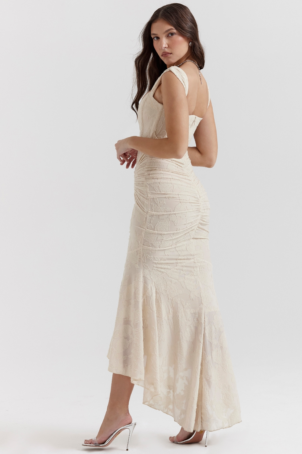 Ivy | Elegant Maxi Dress Creamy White