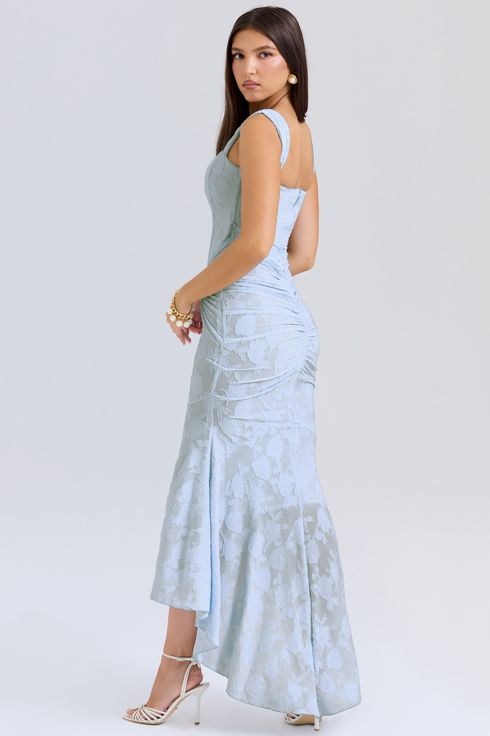 Ivy | Elegant Maxi Dress Light Blue
