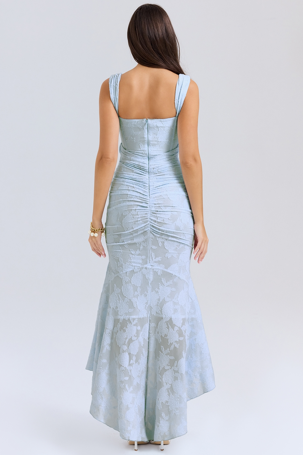 Ivy | Elegant Maxi Dress Light Blue