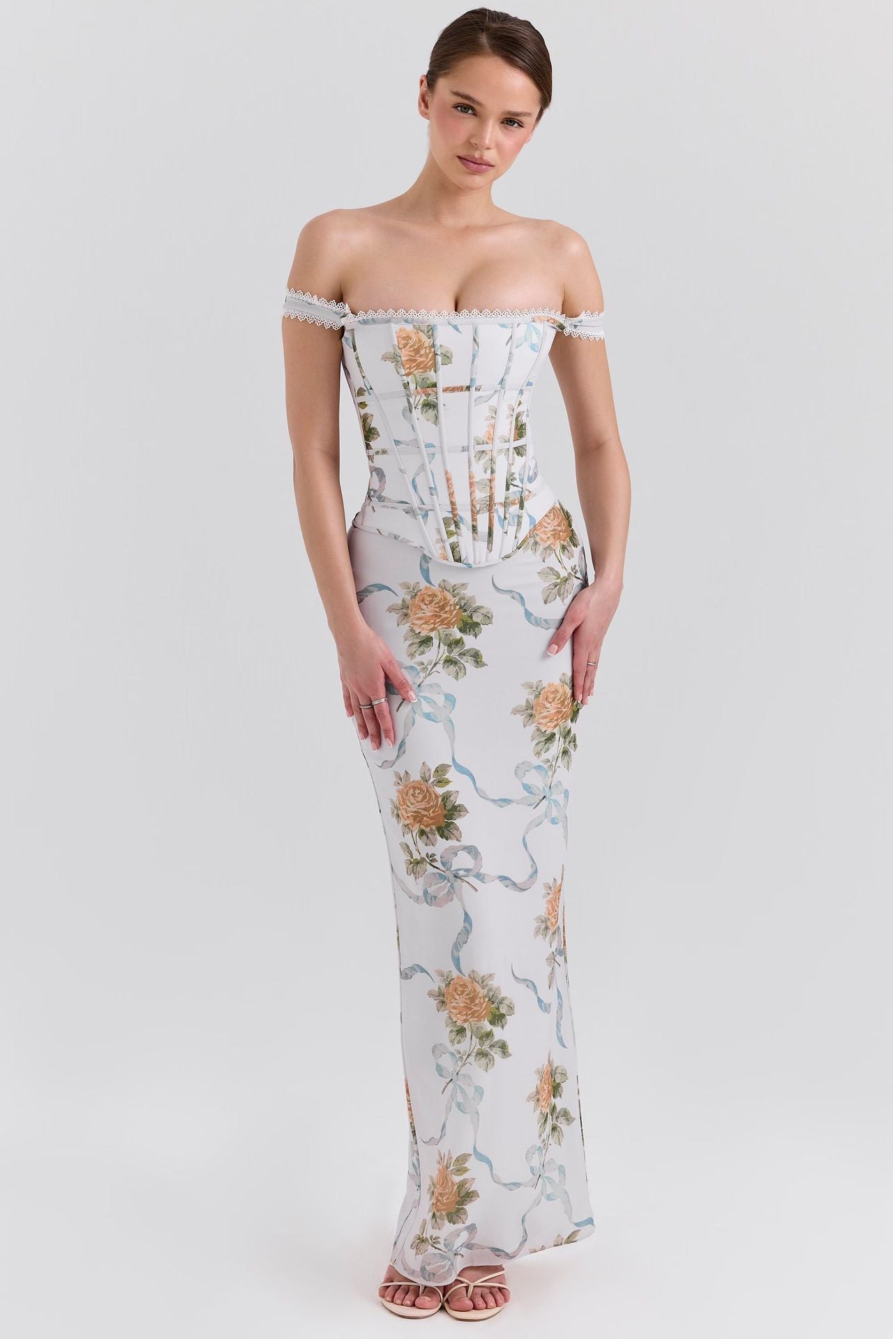 Lyla | Elegant Maxi Dress White