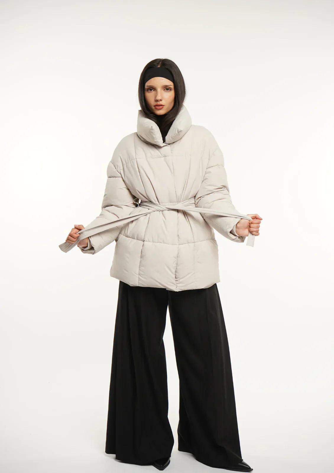 Avery | Oversized Puffer White