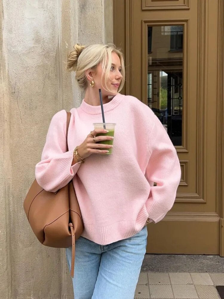 Eline | Pink Sweater Pink