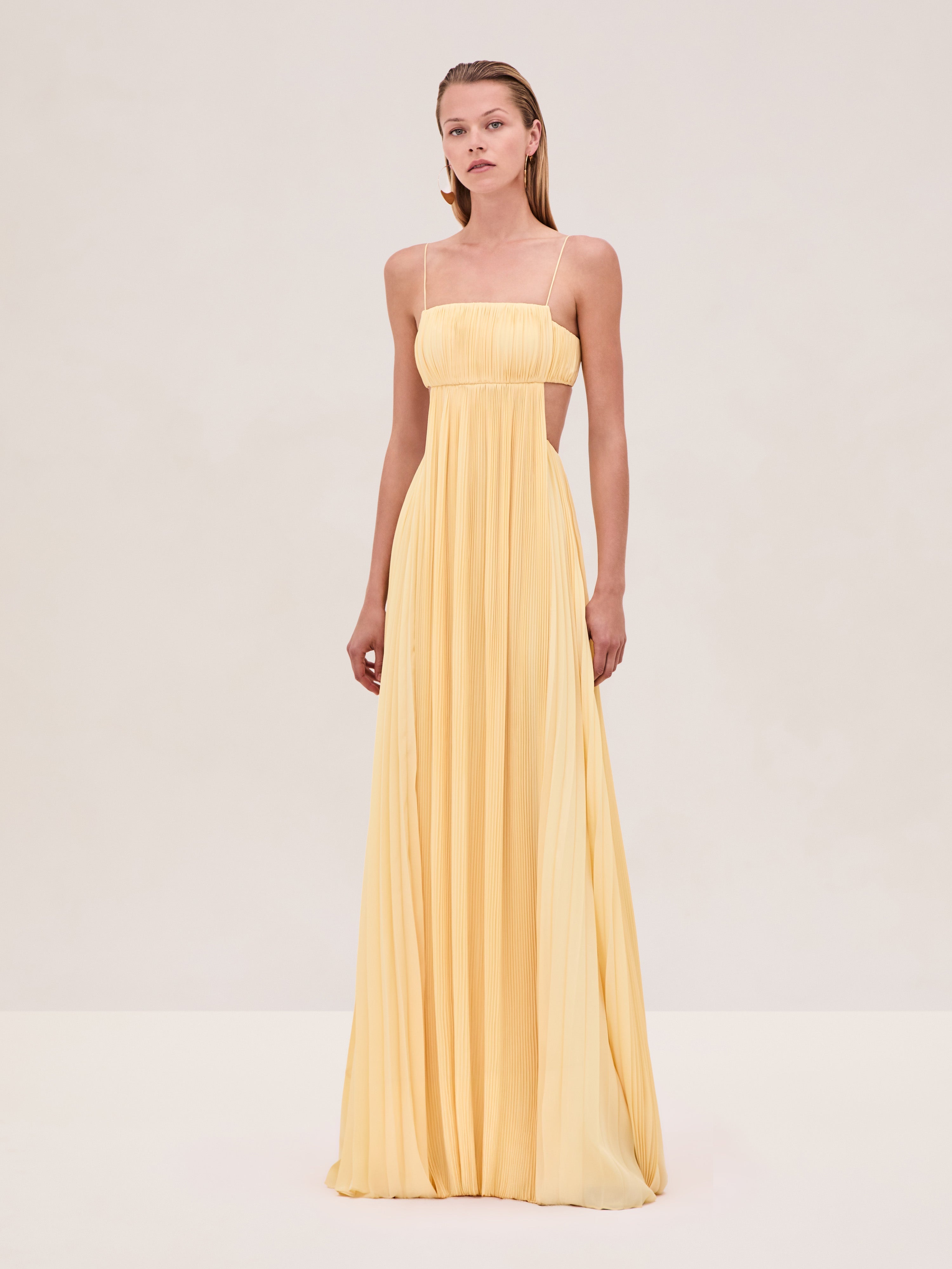 Destiny | Elegant Maxi Dress Yellow