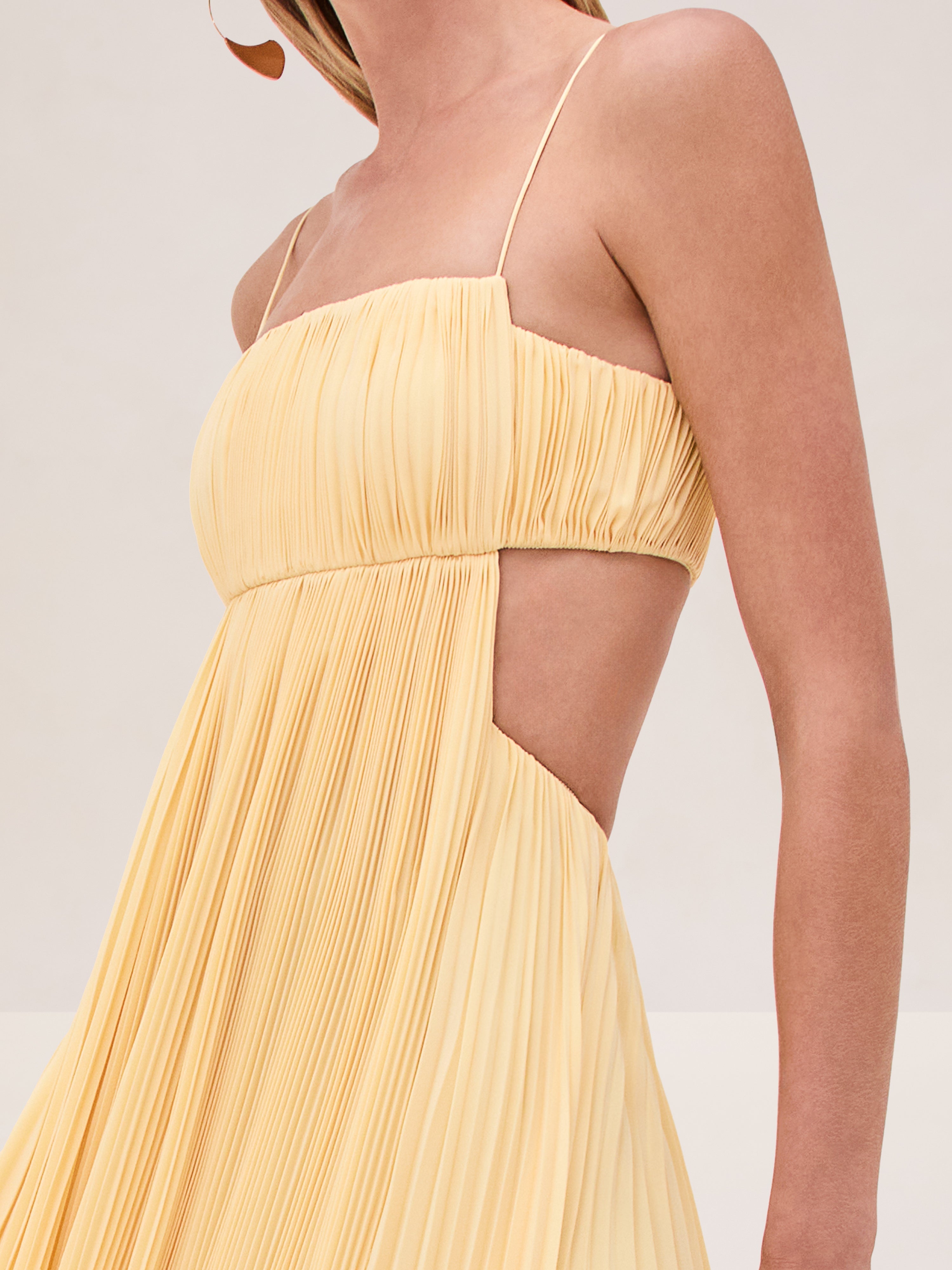 Destiny | Elegant Maxi Dress Yellow
