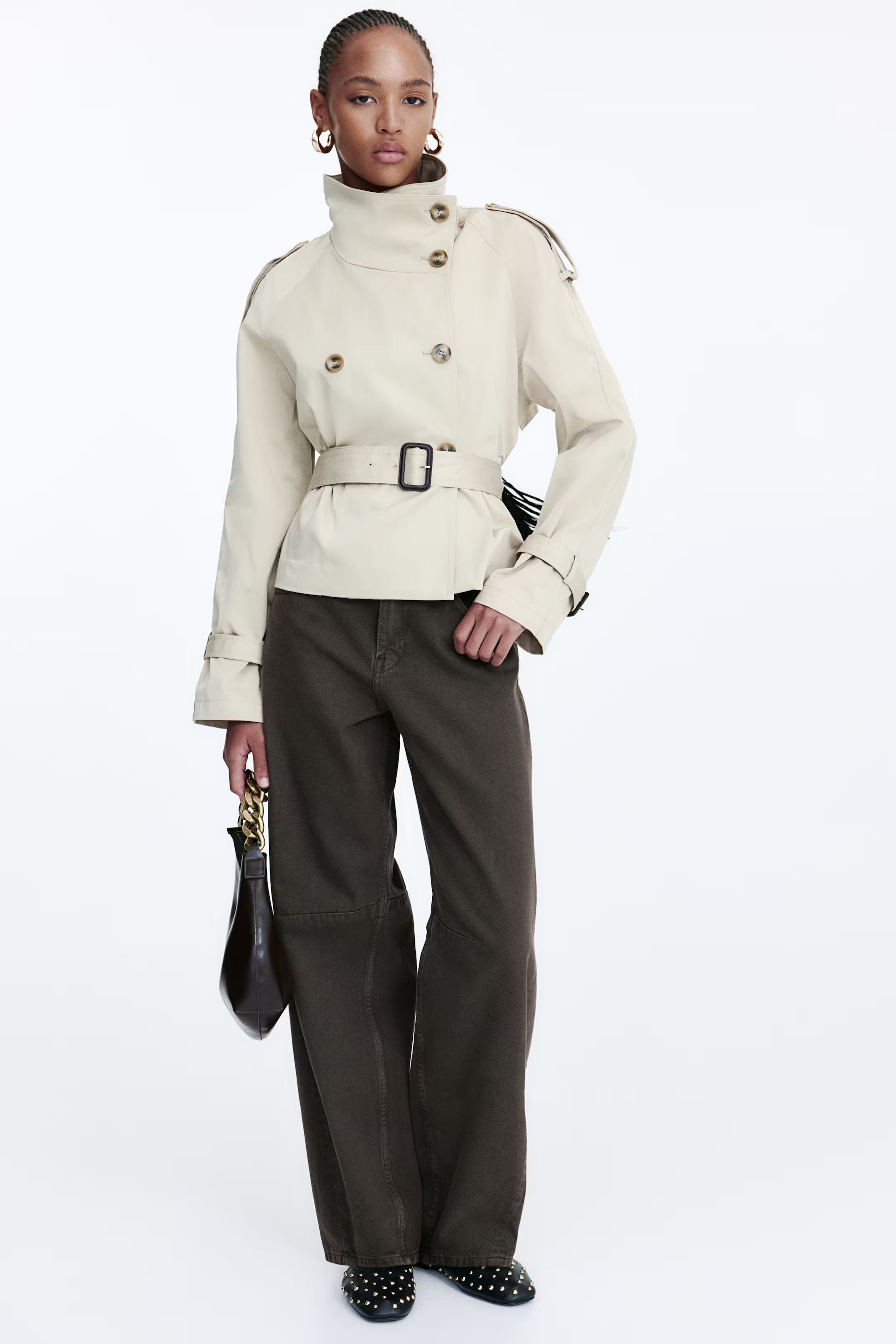 Lisa | Trench Coat Creamy White