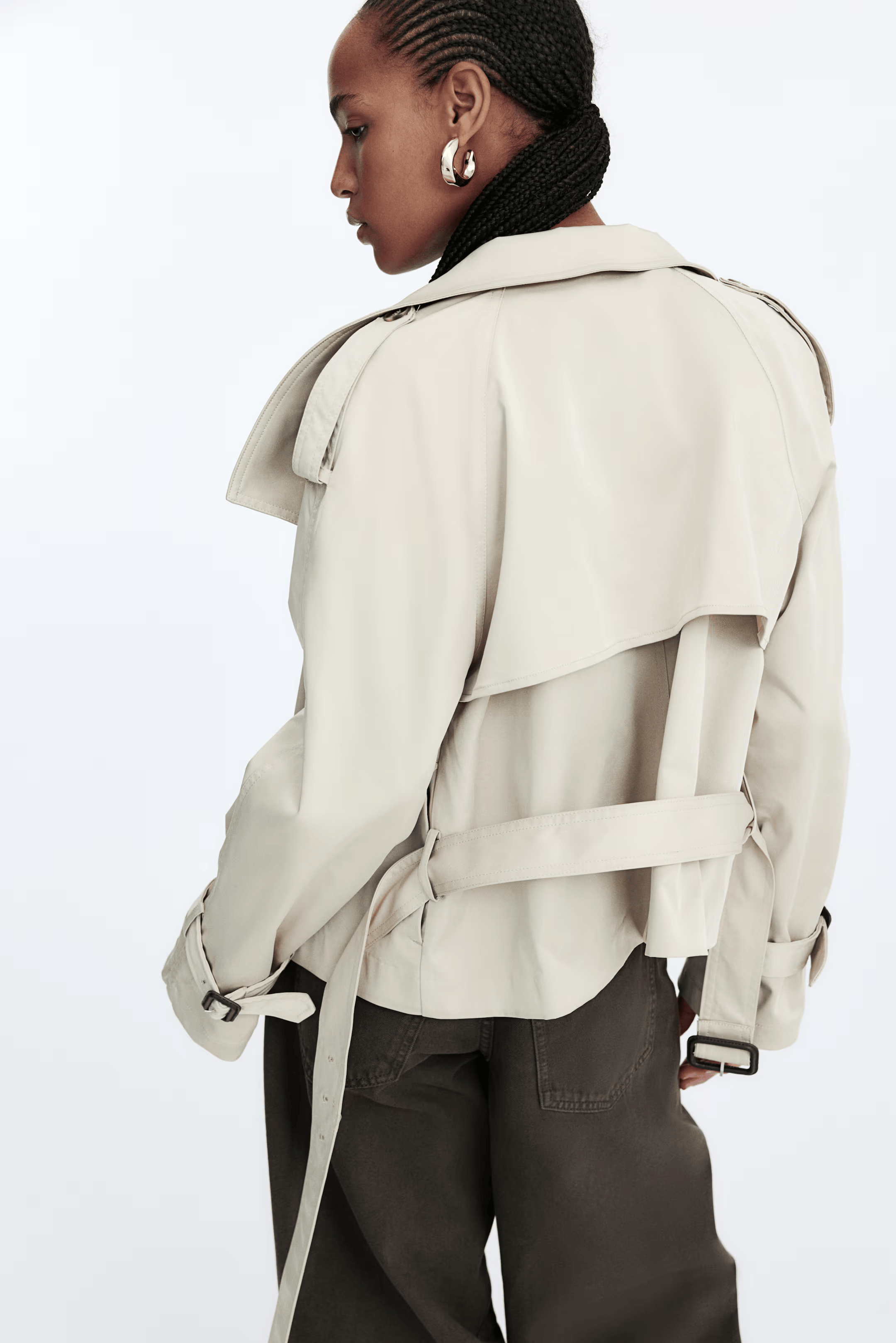 Lisa | Trench Coat Creamy White