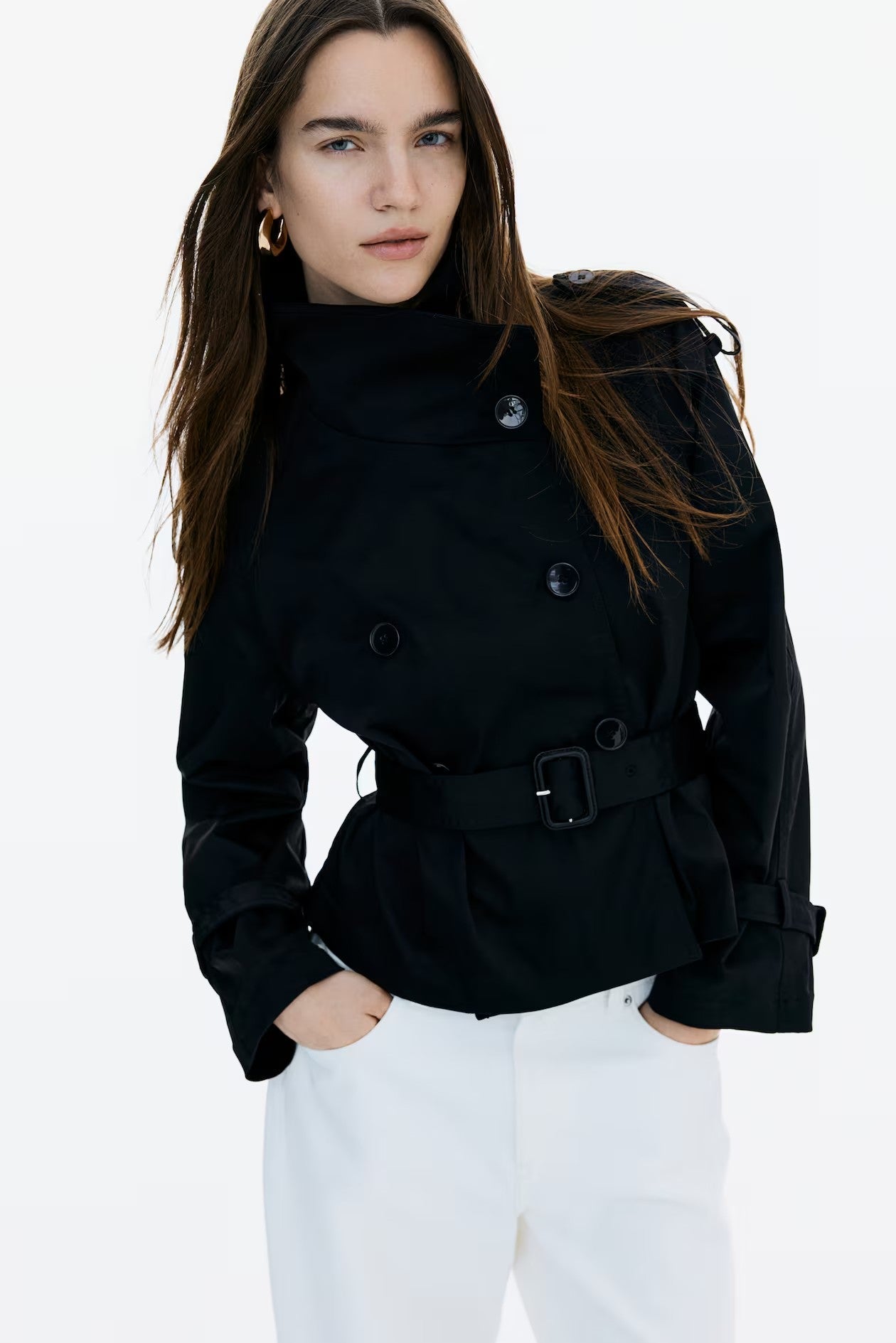 Lisa | Trench Coat Creamy White