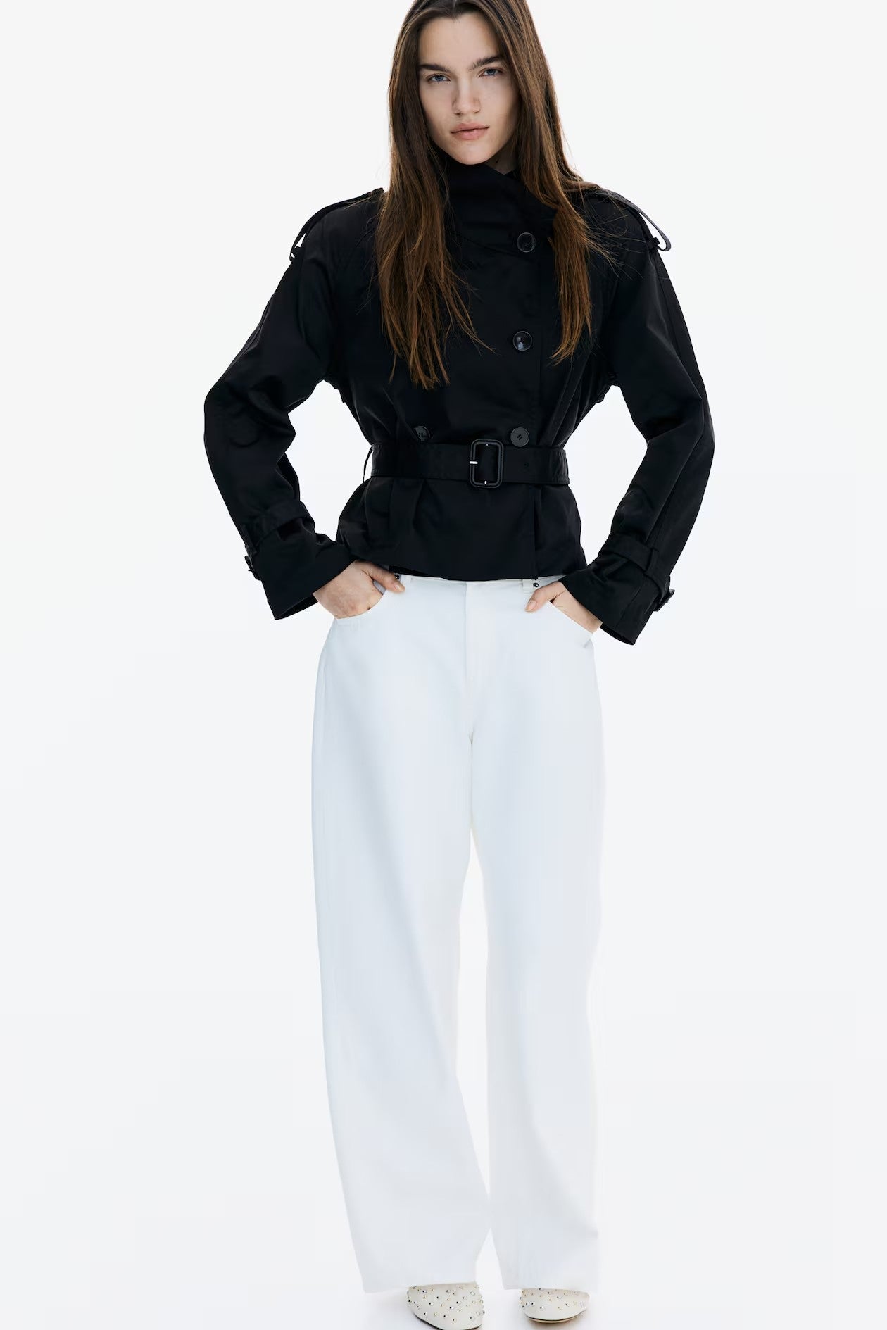 Lisa | Trench Coat Black