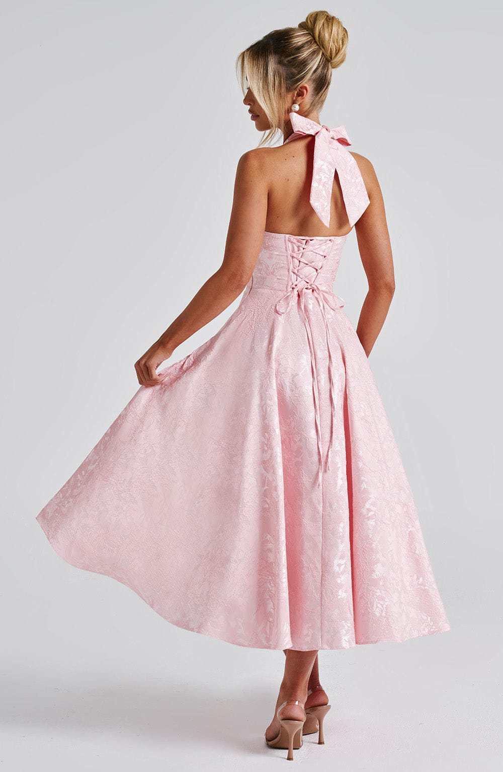 Tilly | Elegant Midi Dress Pink
